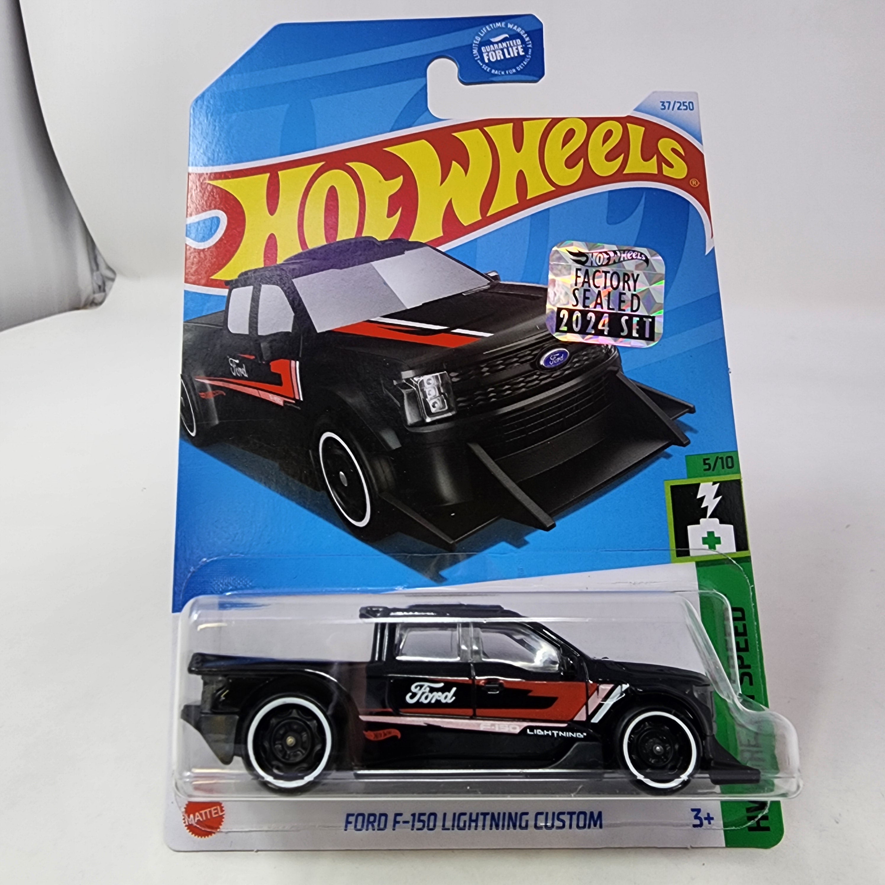 Ford F-150 Lightning #37 * Black * 2024 Hot Wheels Basic w/ Factory Holo、mySite、hgirdovlk
