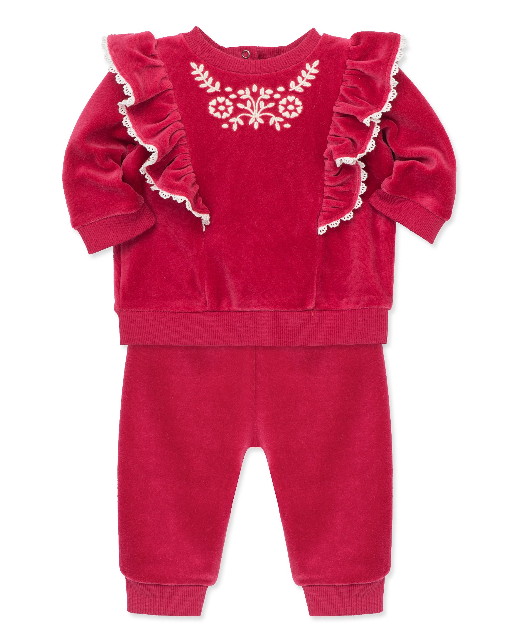  Floral Garland Velour Pant Set、mySite、layawaytickets