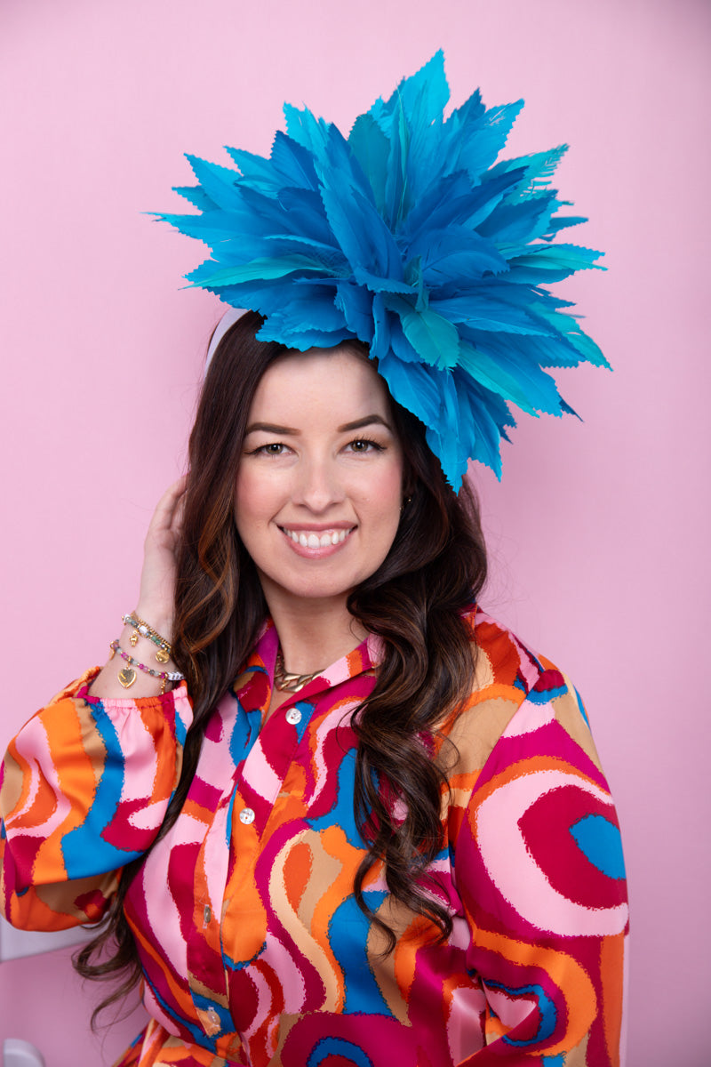 Crushed Cerulean Fascinator- Final Sale、mySite、hinf8tx79