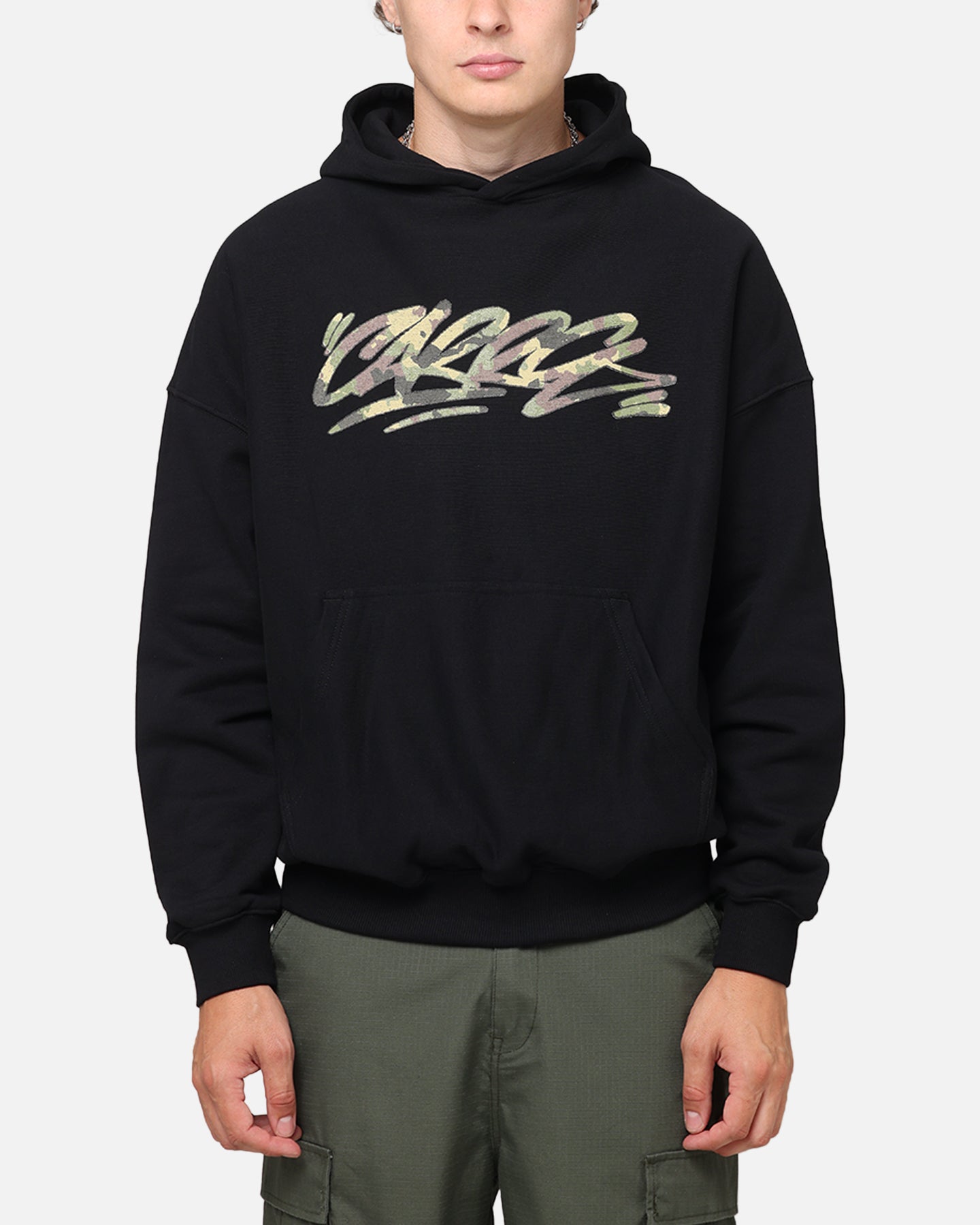 Carre Camo Script Hoodie Black、mySite、zt4zffjzw