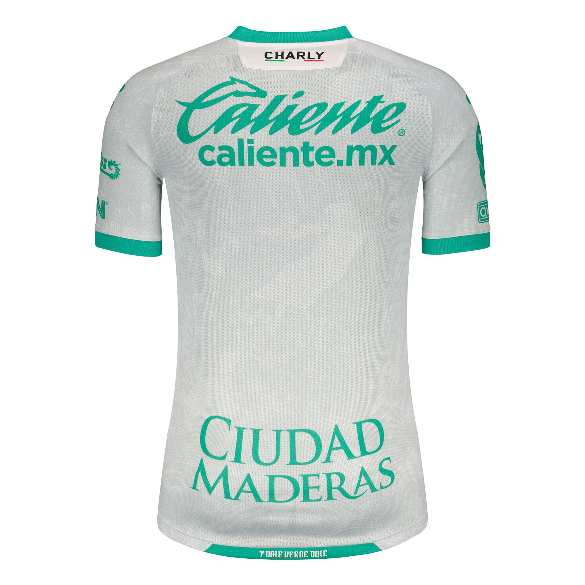 Charly Men's León 2021/22 Authentic Away Jersey Grey/Green、mySite、noshort