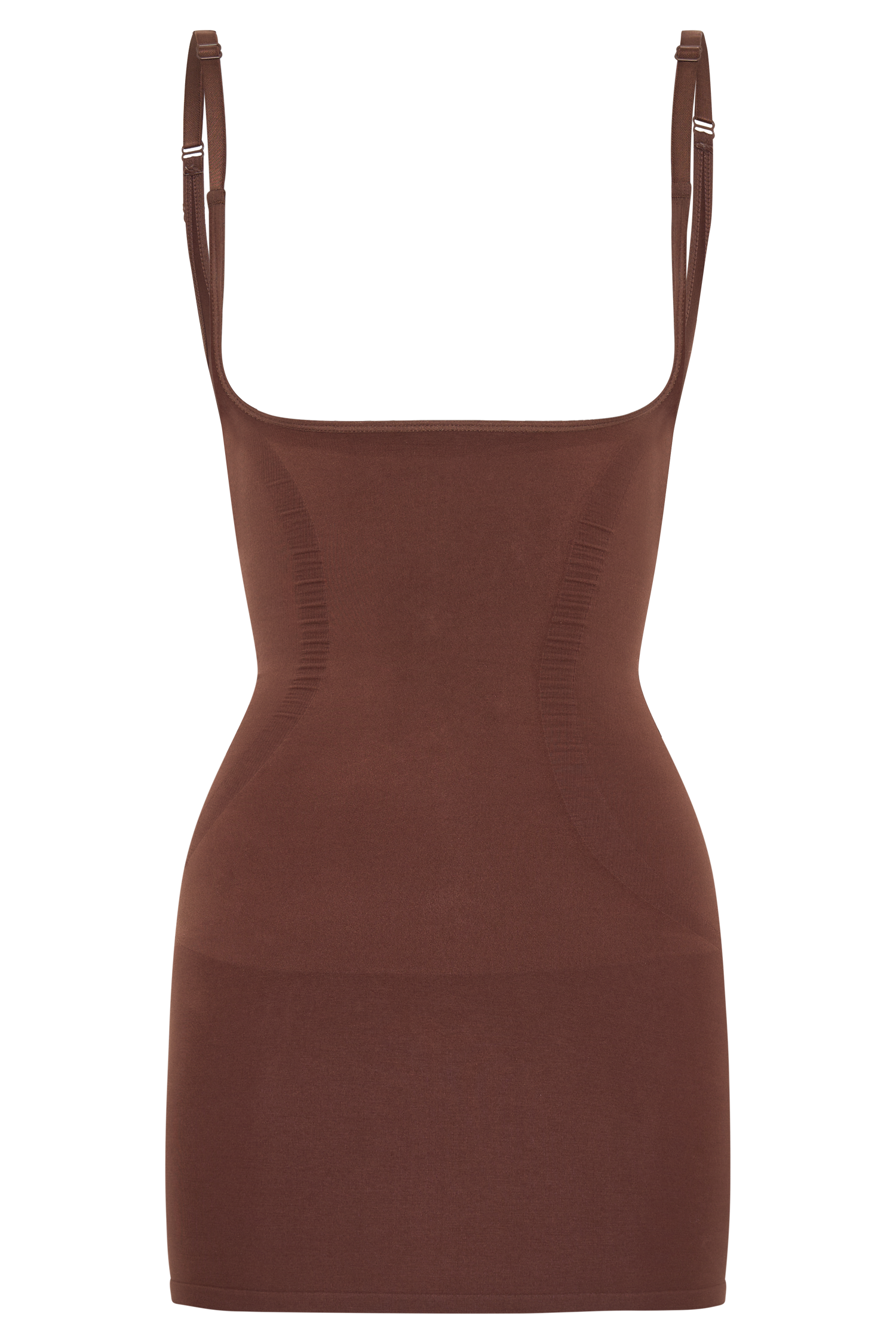 Jocelyn Backless Shapewear Mini Dress - Espresso、mySite、solidvoid