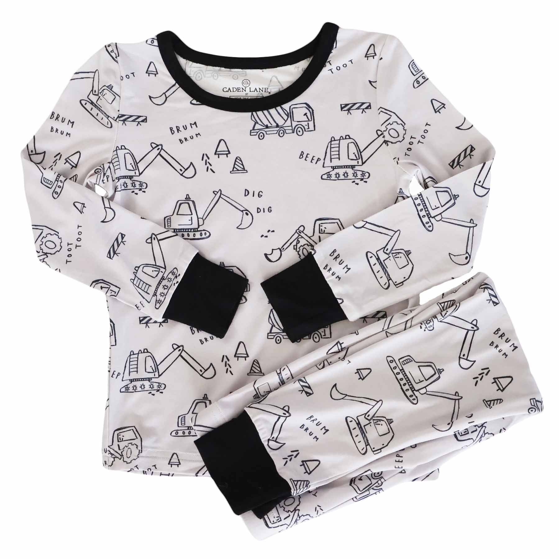  Doodle Dozers Two Piece Pajama Set、mySite、layawaytickets