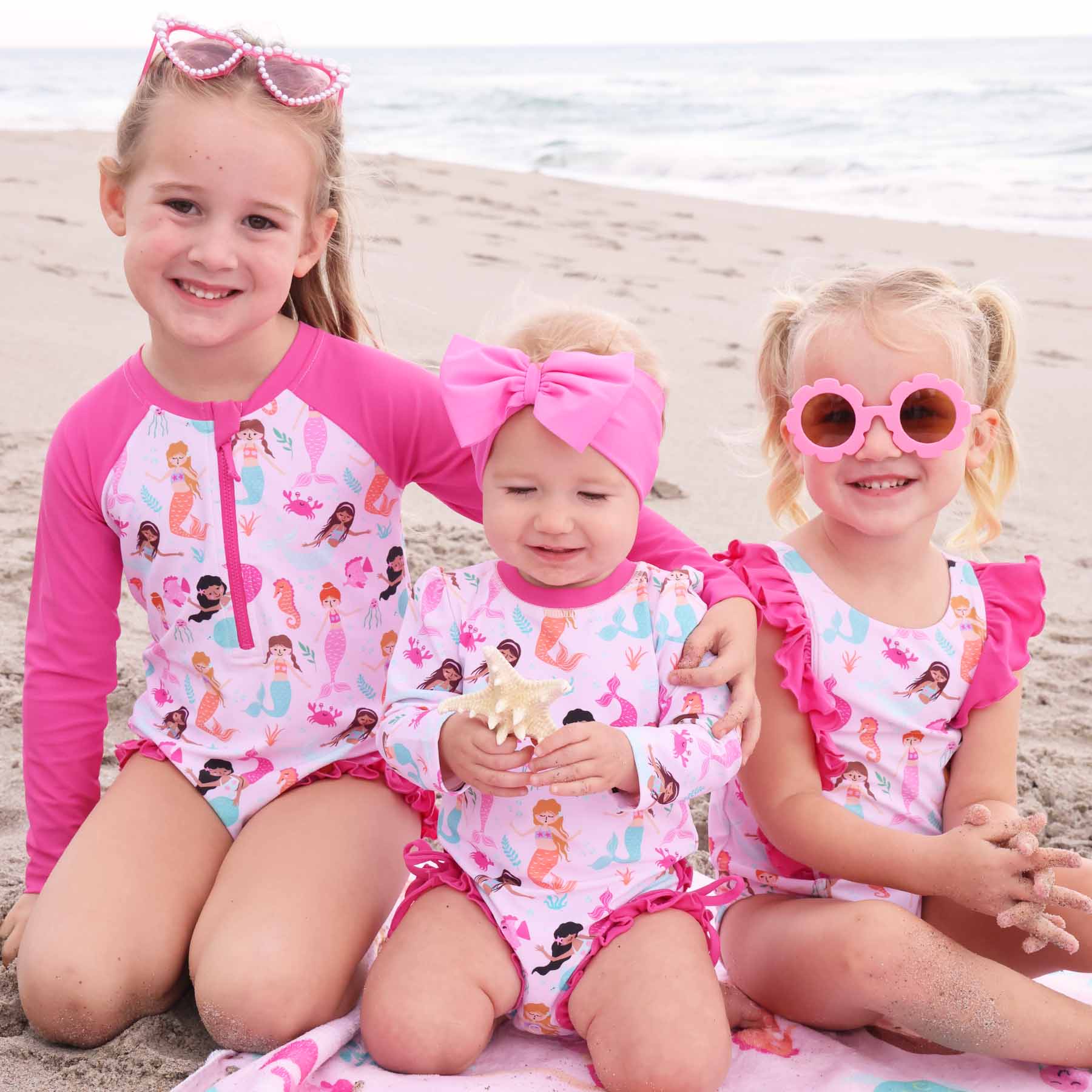  Long Sleeve Rash Guard with Front Zipper | Under The Sea、mySite、layawaytickets