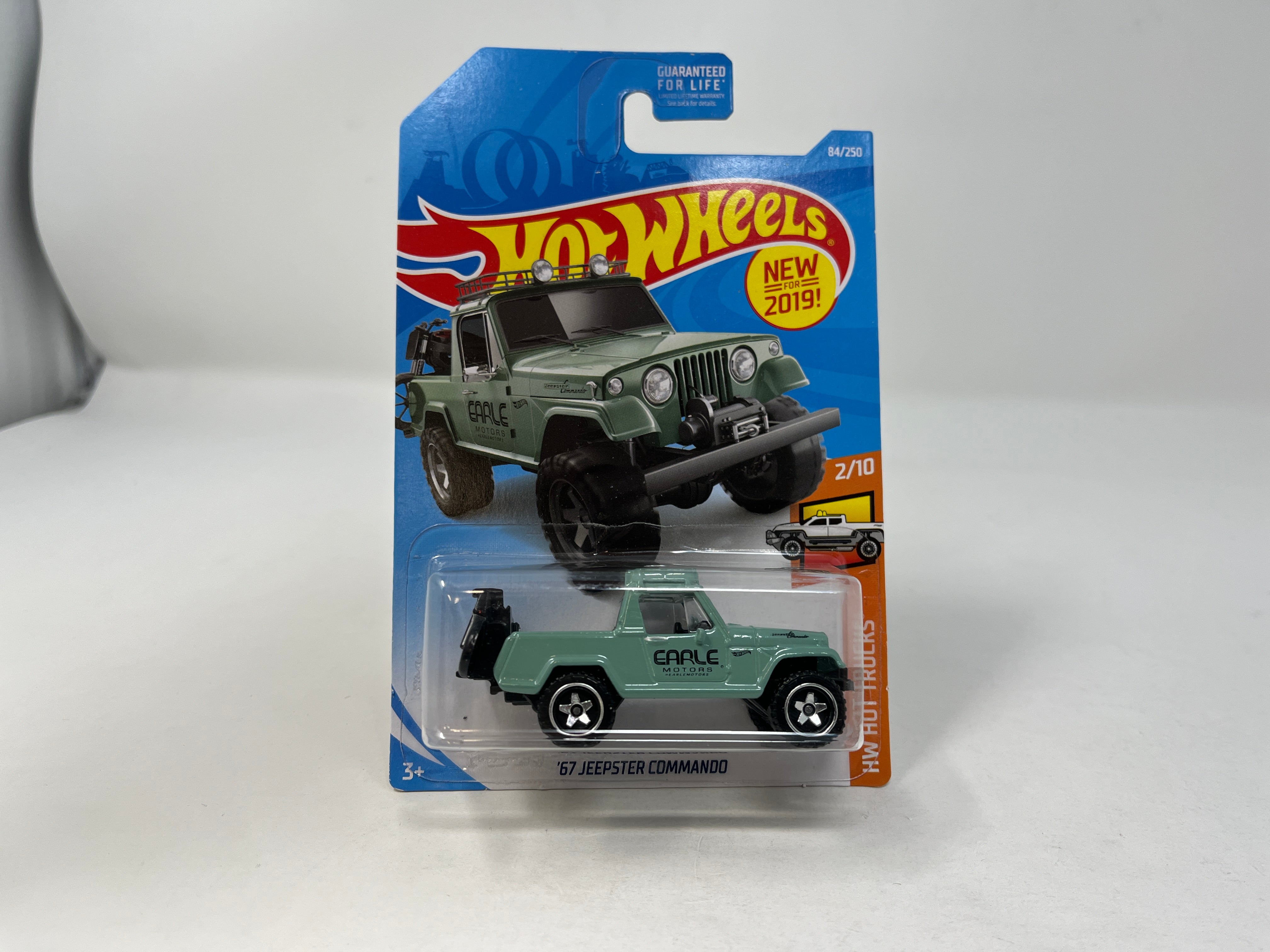 '67 Jeepster Commando #84 * 2019 Hot Wheels * Green、mySite、hgirdovlk