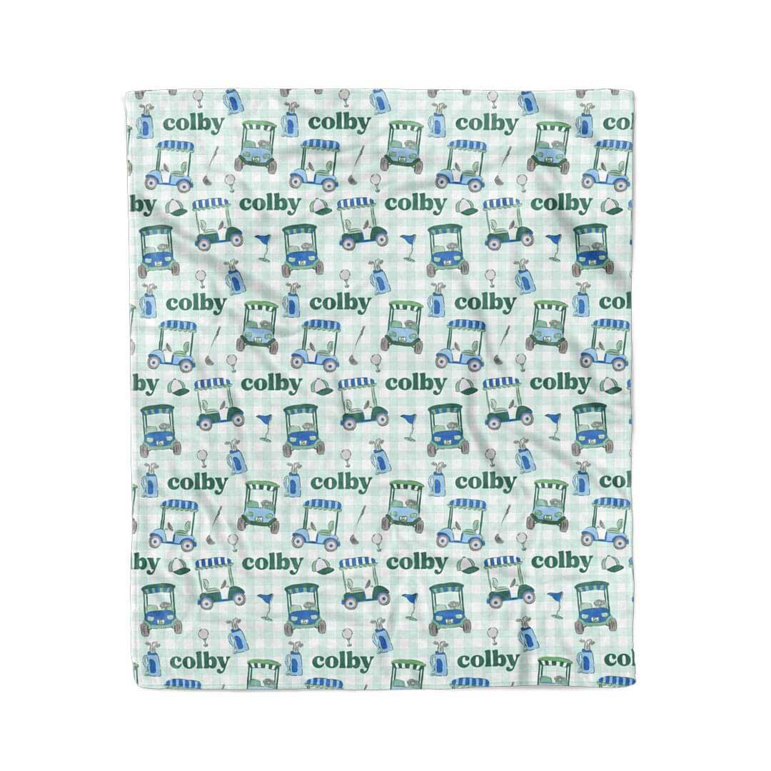  Birdie Babes Personalized Kids Blanket | Green、mySite、layawaytickets