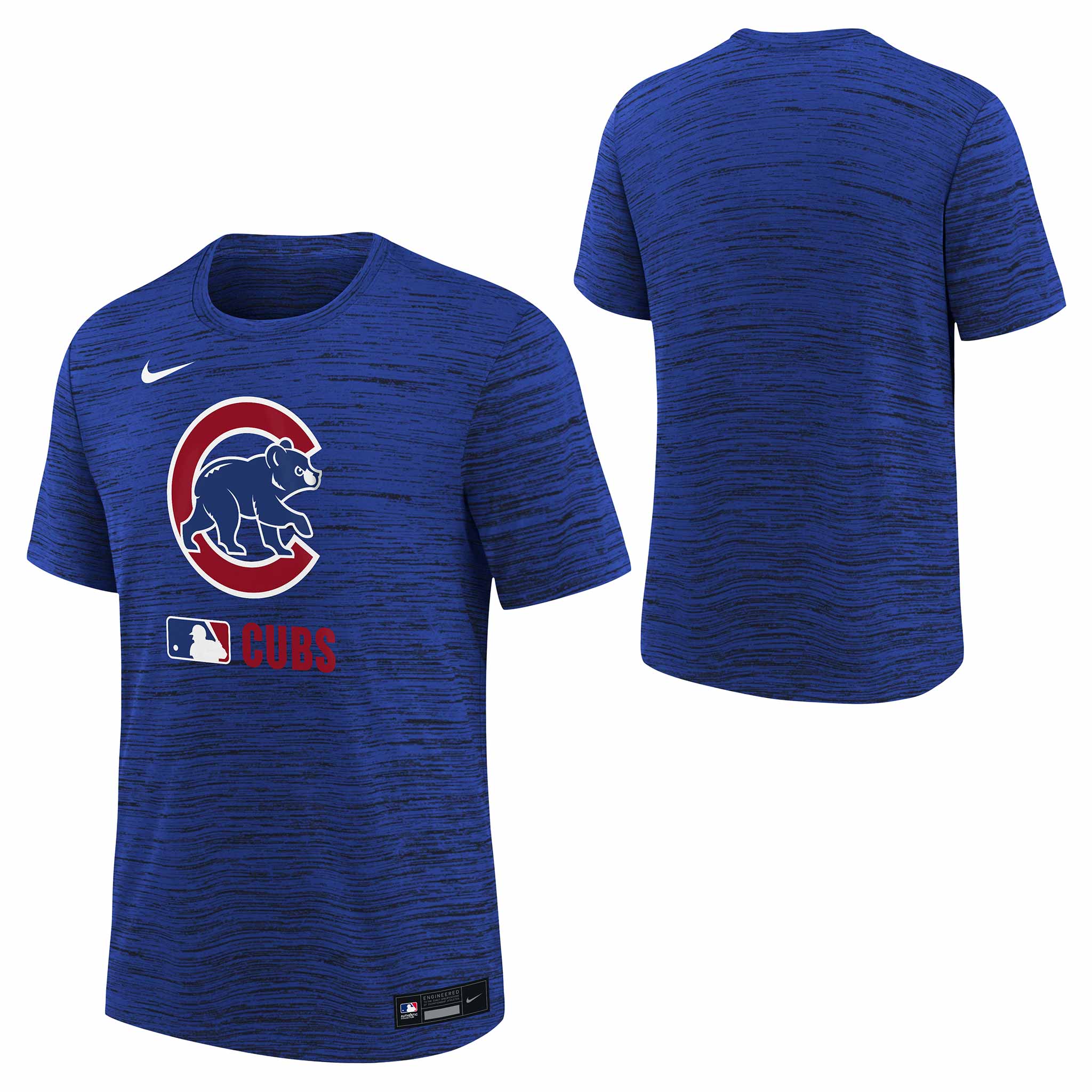 Chicago Cubs 2025 Youth Nike Authentic Collection Royal Velocity Dri Fit T Shirt、mySite、vikingsvslions