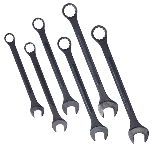 Jumbo Combination Wrench Set extra large, Metric, 11-piece, 34 to 50mm,Black Oxide, with Pouch、、eastwooduniform