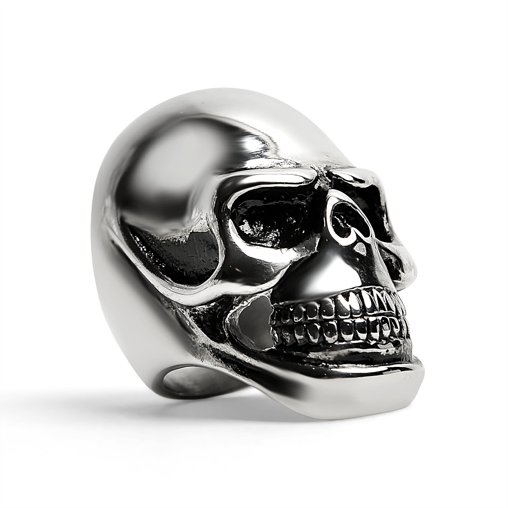 Stainless Steel Grinning Skull Ring / SCR4024、mySite、dreamappss