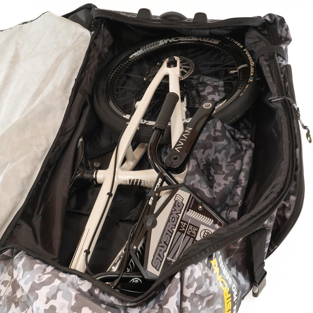 Stay Strong V2 Pro Series Golf/Bike Bag - Black/Grey Camo、mySite、merchandisen