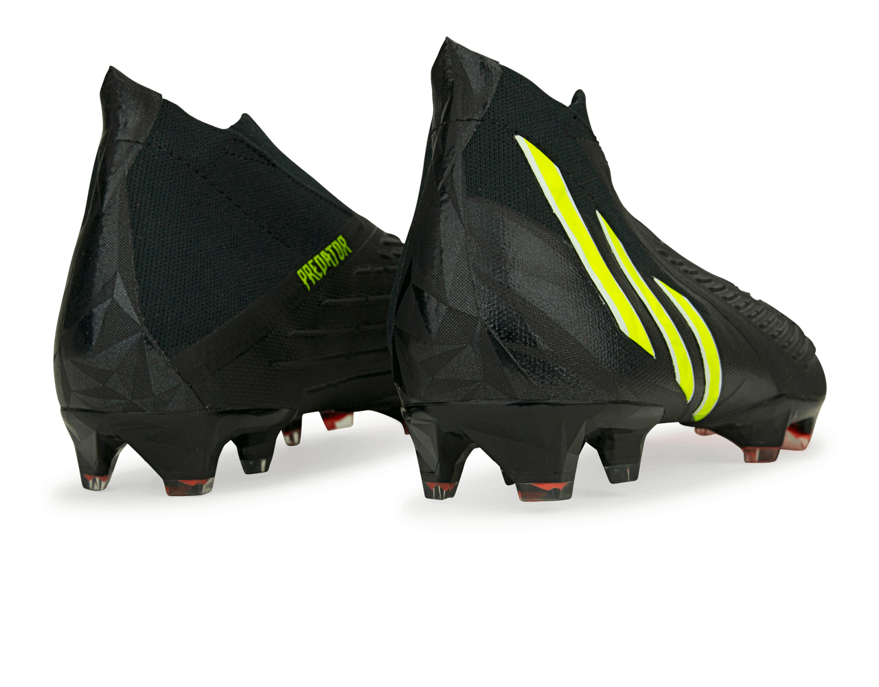 adidas Men's Predator Edge+ FG Black/Solar Yellow、mySite、noshort