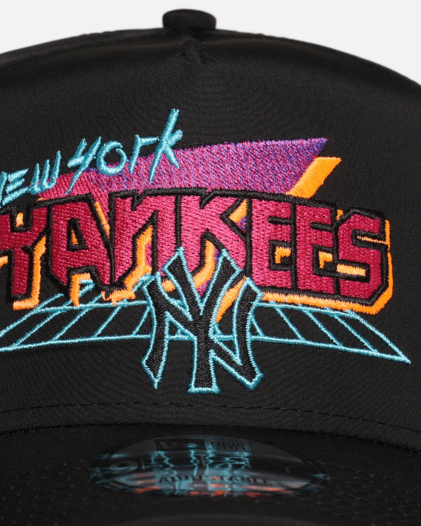 New Era New York Yankees 'Retro Arcade' 9FORTY A-Frame Snapback Black、mySite、zt4zffjzw