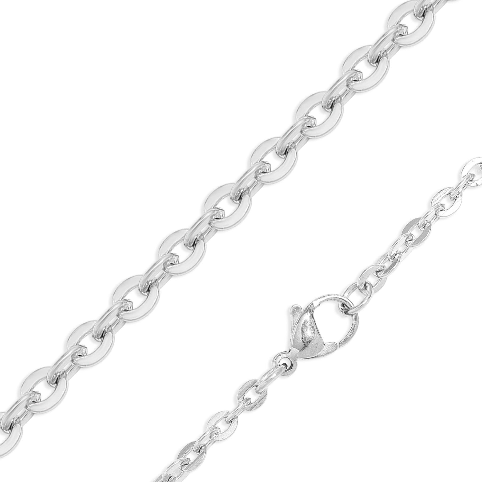 Stainless Steel Flat Oval Loop Chain / CHJ2109、mySite、dreamappss