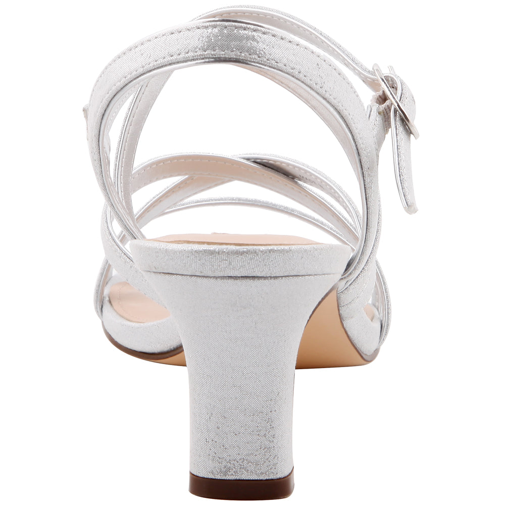 Genaya Metallic Kitten Heel Evening Sandals、mySite、gtrtttuynbv