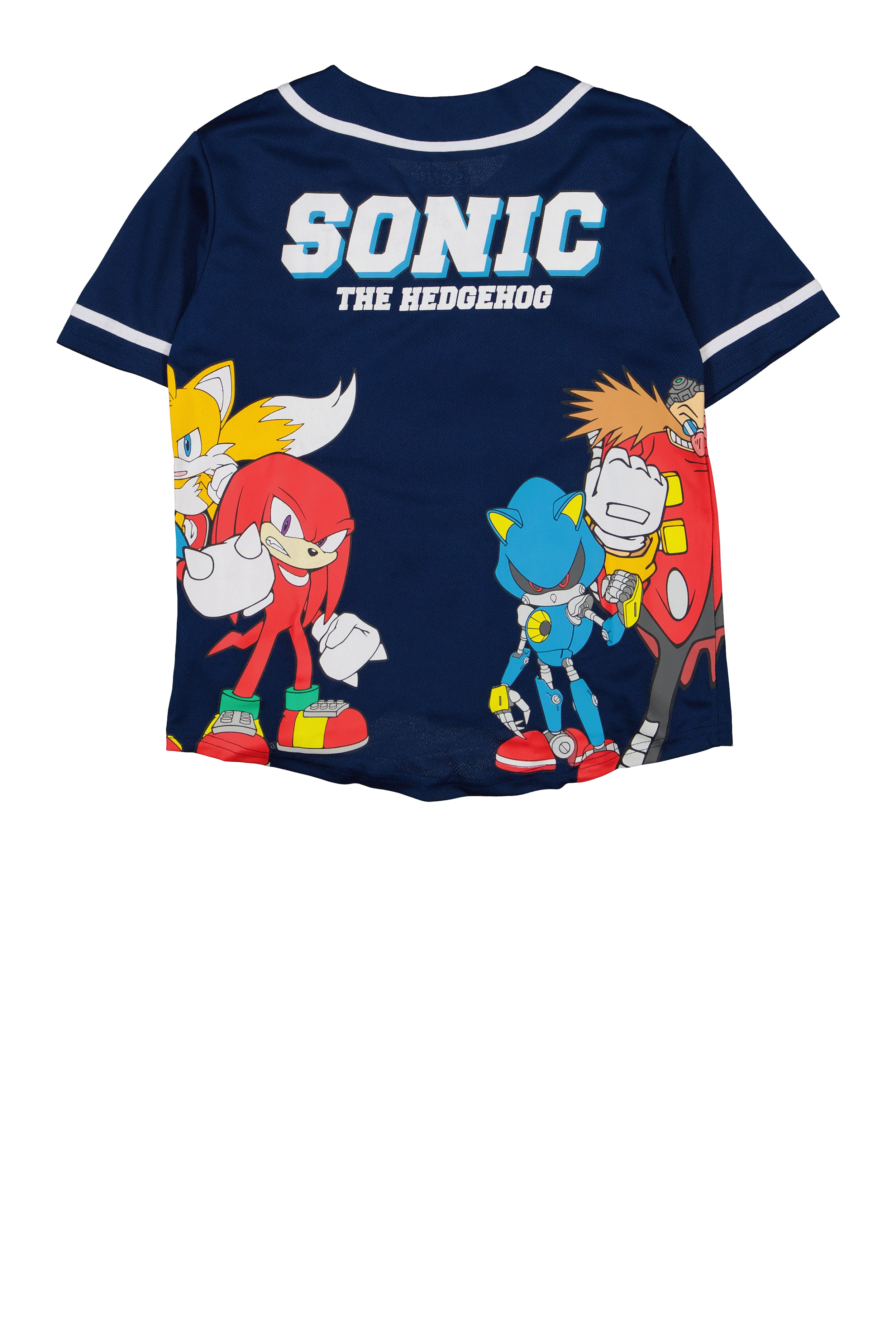 Boys Sonic Hedgehog Baseball Jersey、mySite、camillekostekn
