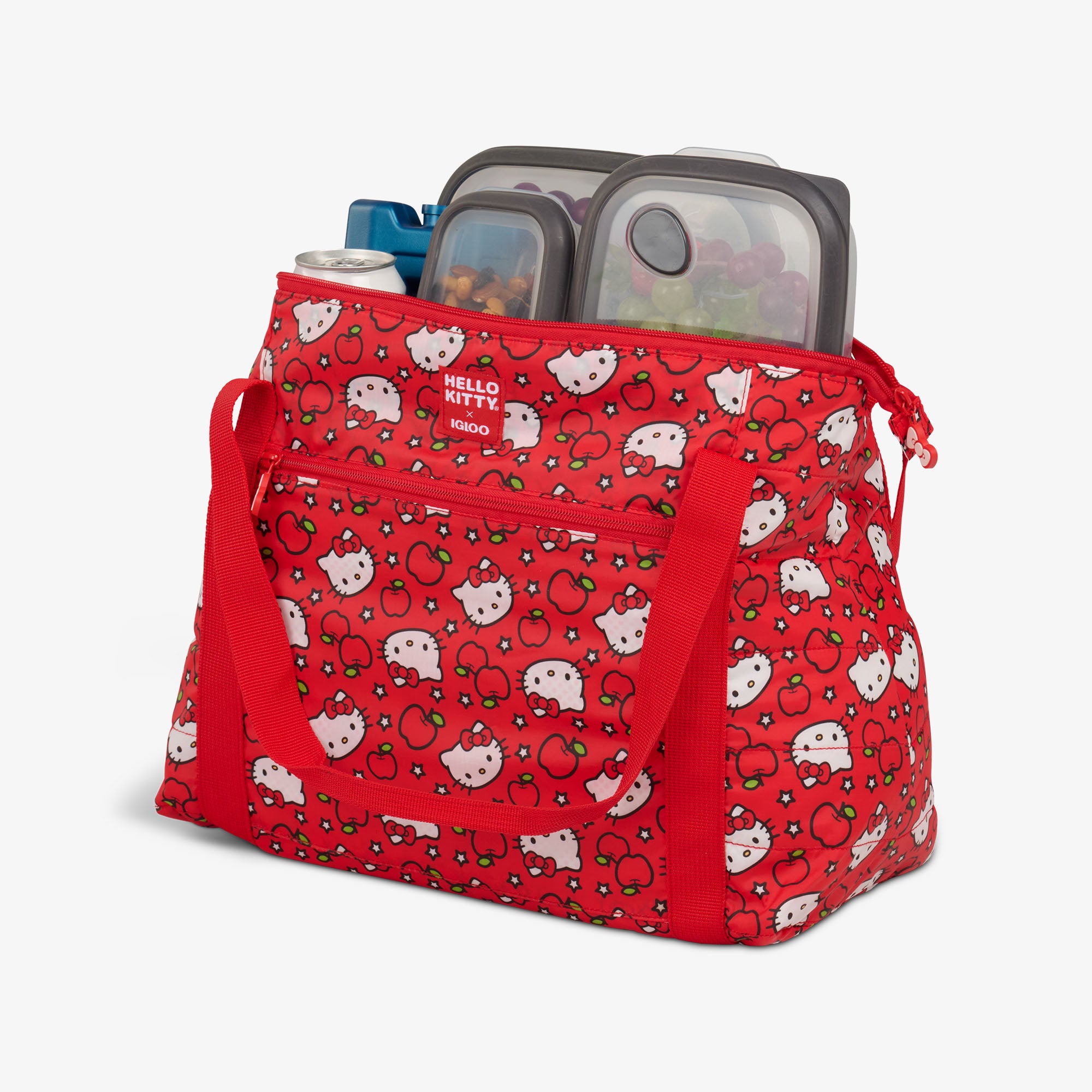 Hello Kitty® Red Apples Packable Puffer 20-Can Cooler Bag、mySite、noshort