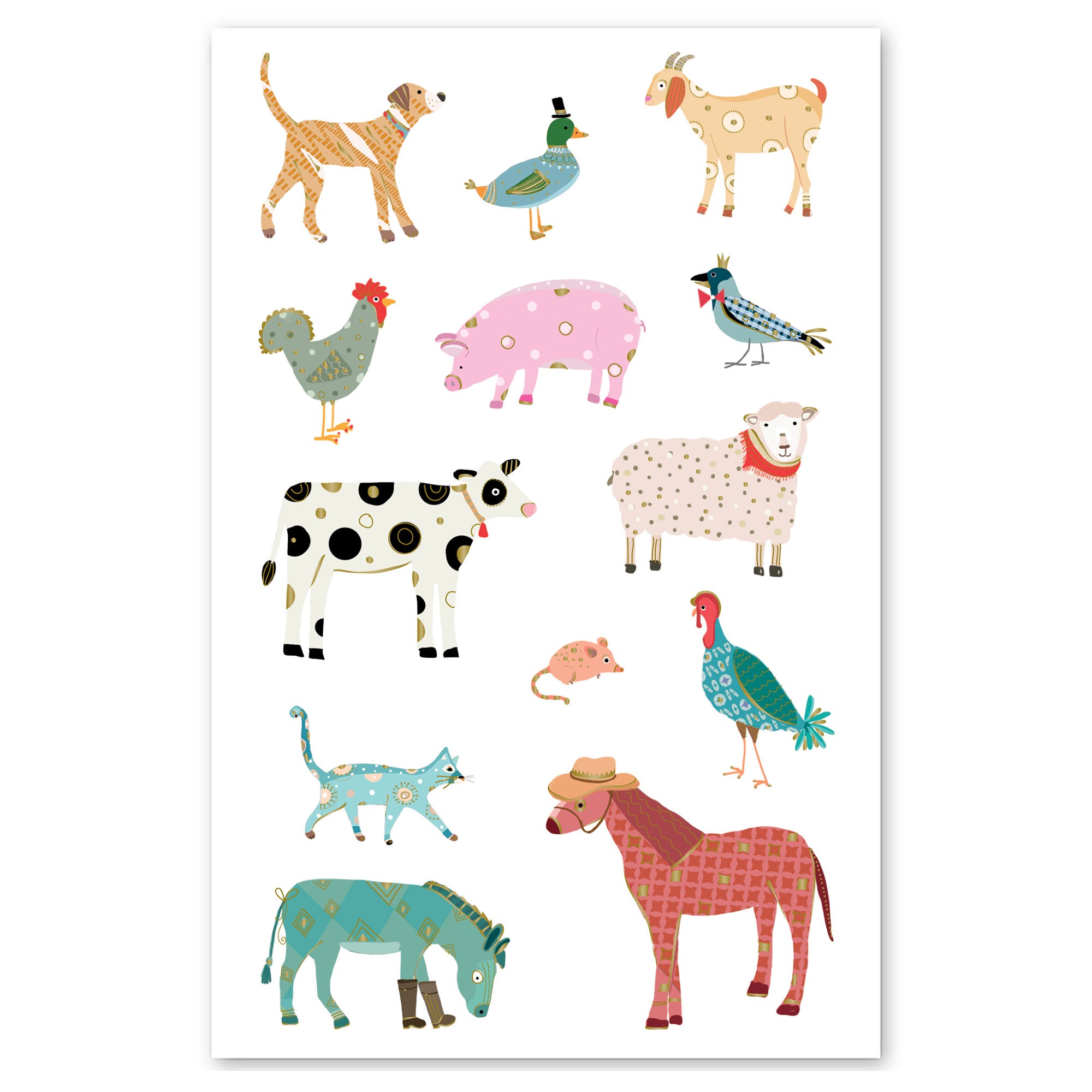  Farm Friends Stickers、mySite、ghnorth