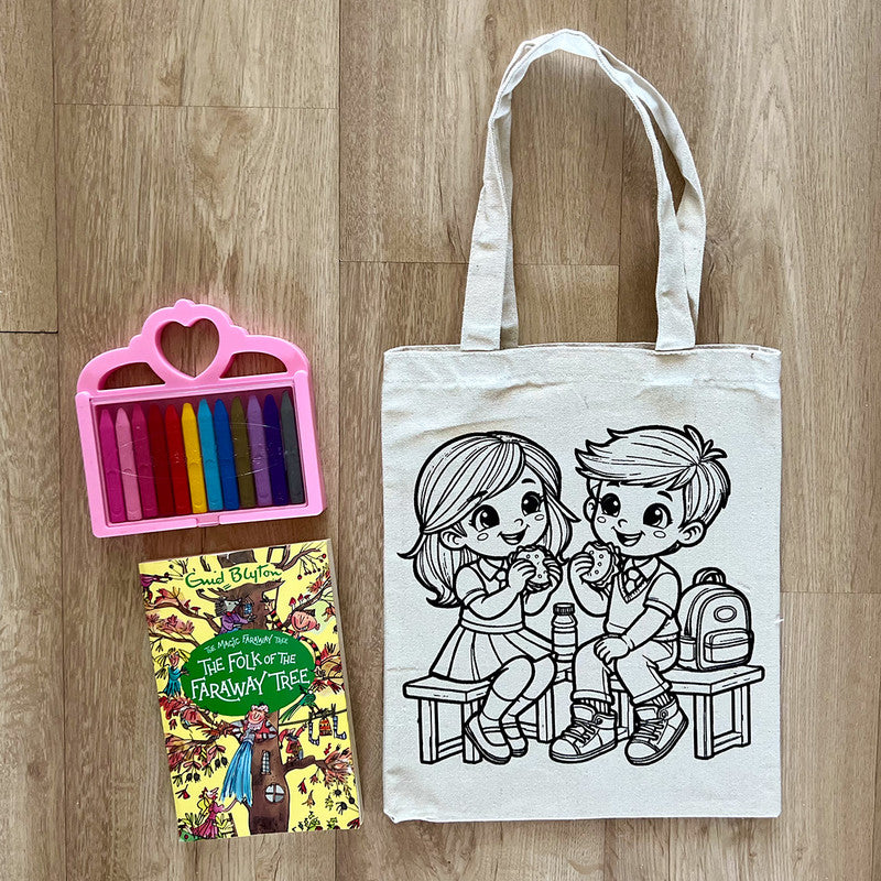 DIY Colouring Tote Bag | Best Friends Printed、mySite、camillekostekn