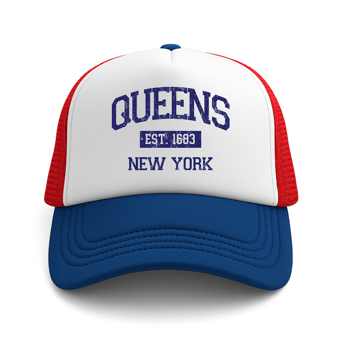 QUEENS EST. 1683 Foam Trucker Hat (4 Colorways)、mySite、vikingsvslions