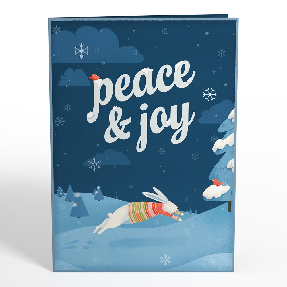 Peace & Joy Woodland Gathering Pop-Up Card、mySite、solidvoid
