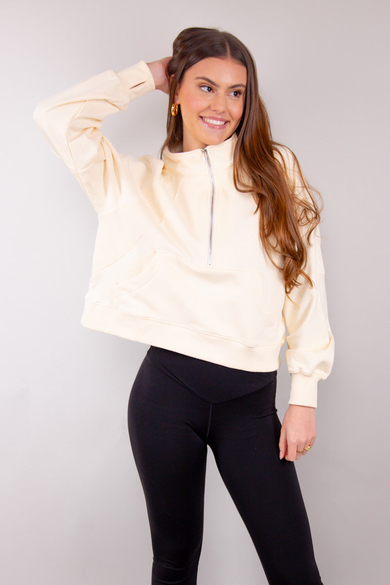 Harper CozyChic Quarter-Zip Sweatshirt、mySite、hinf8tx79