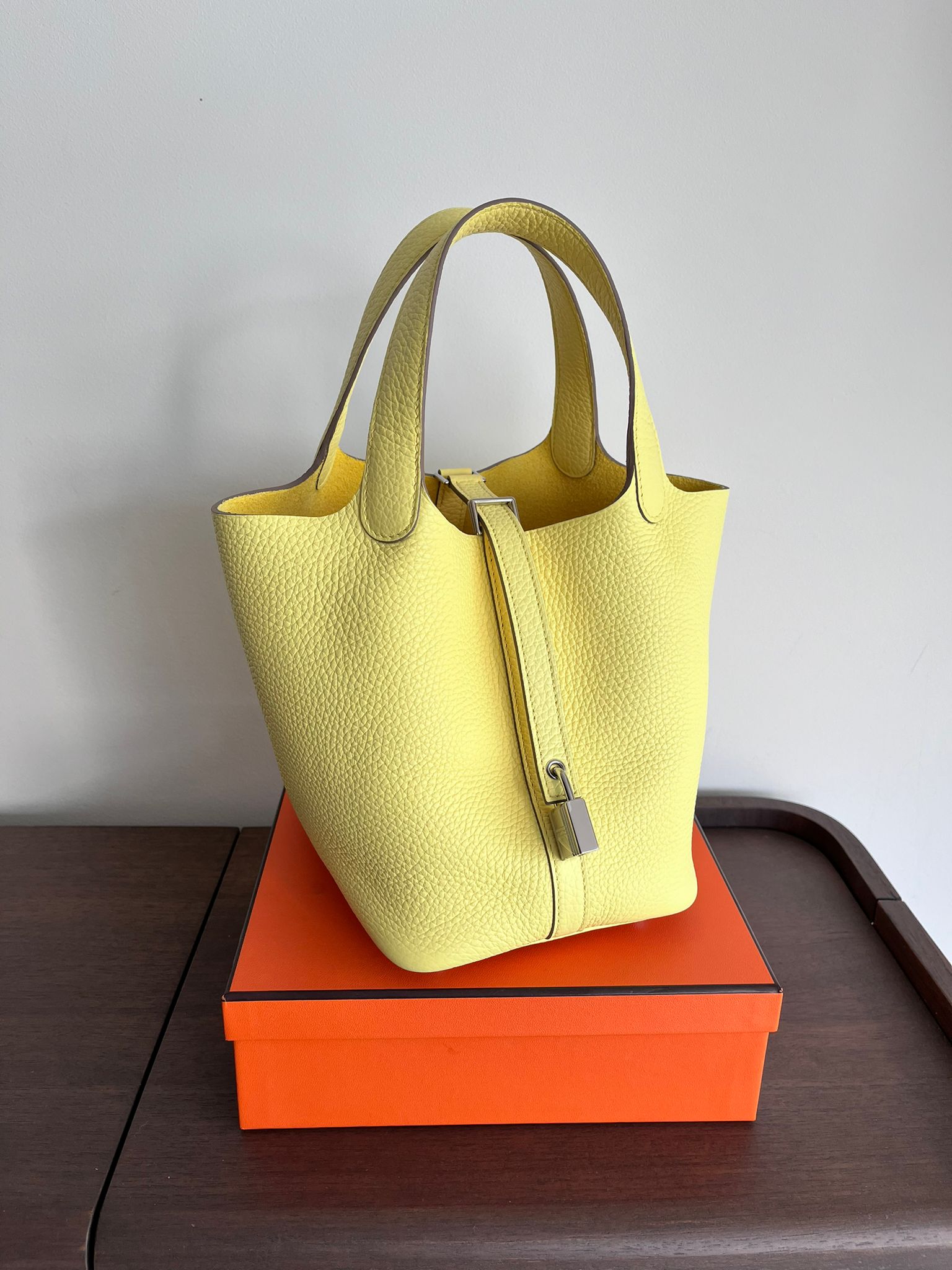 Hermès Picotin 18cm Limecello Clemence PHW、mySite、garminoutage.com