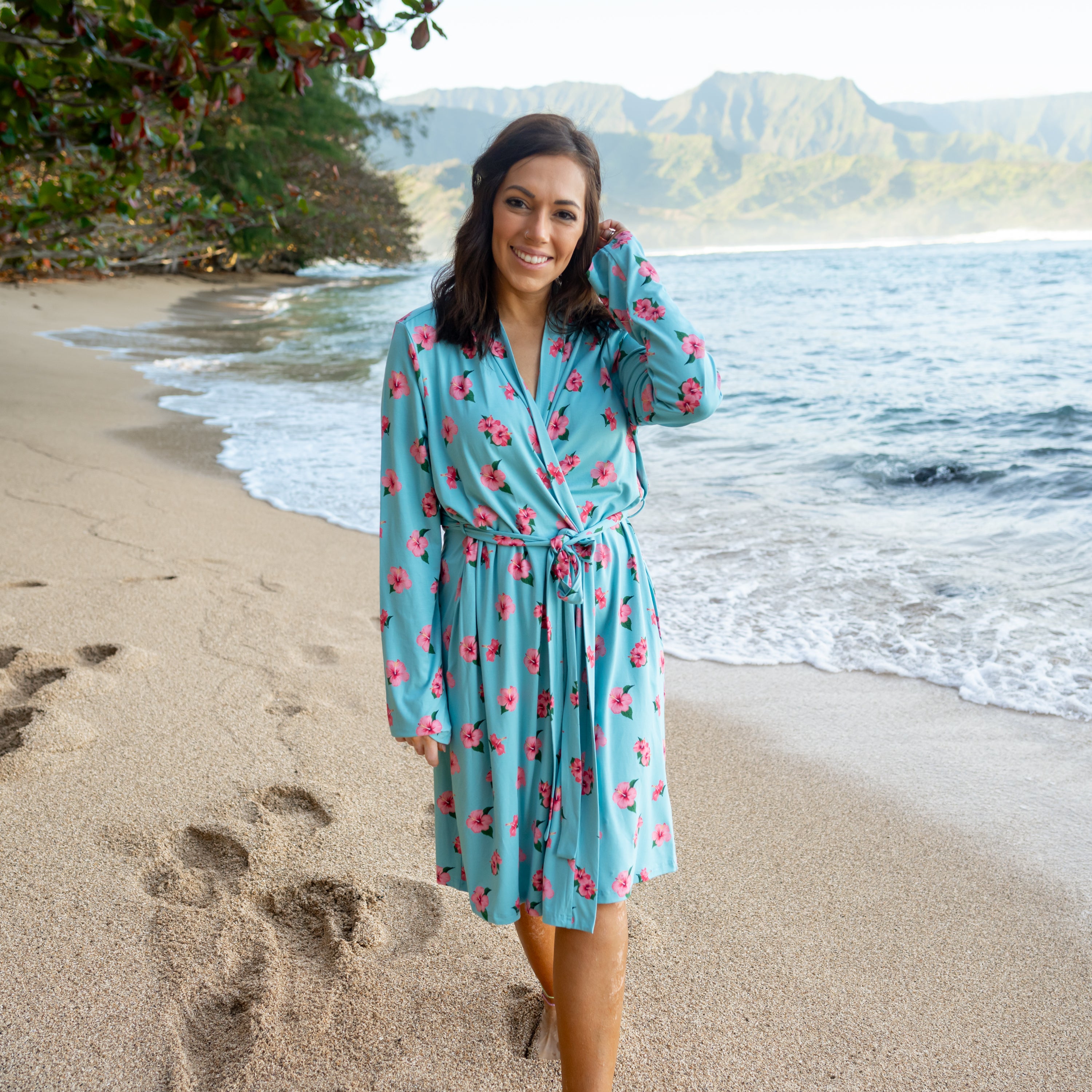  Women’s Lounge Robe in Hibiscus、mySite、layawaytickets