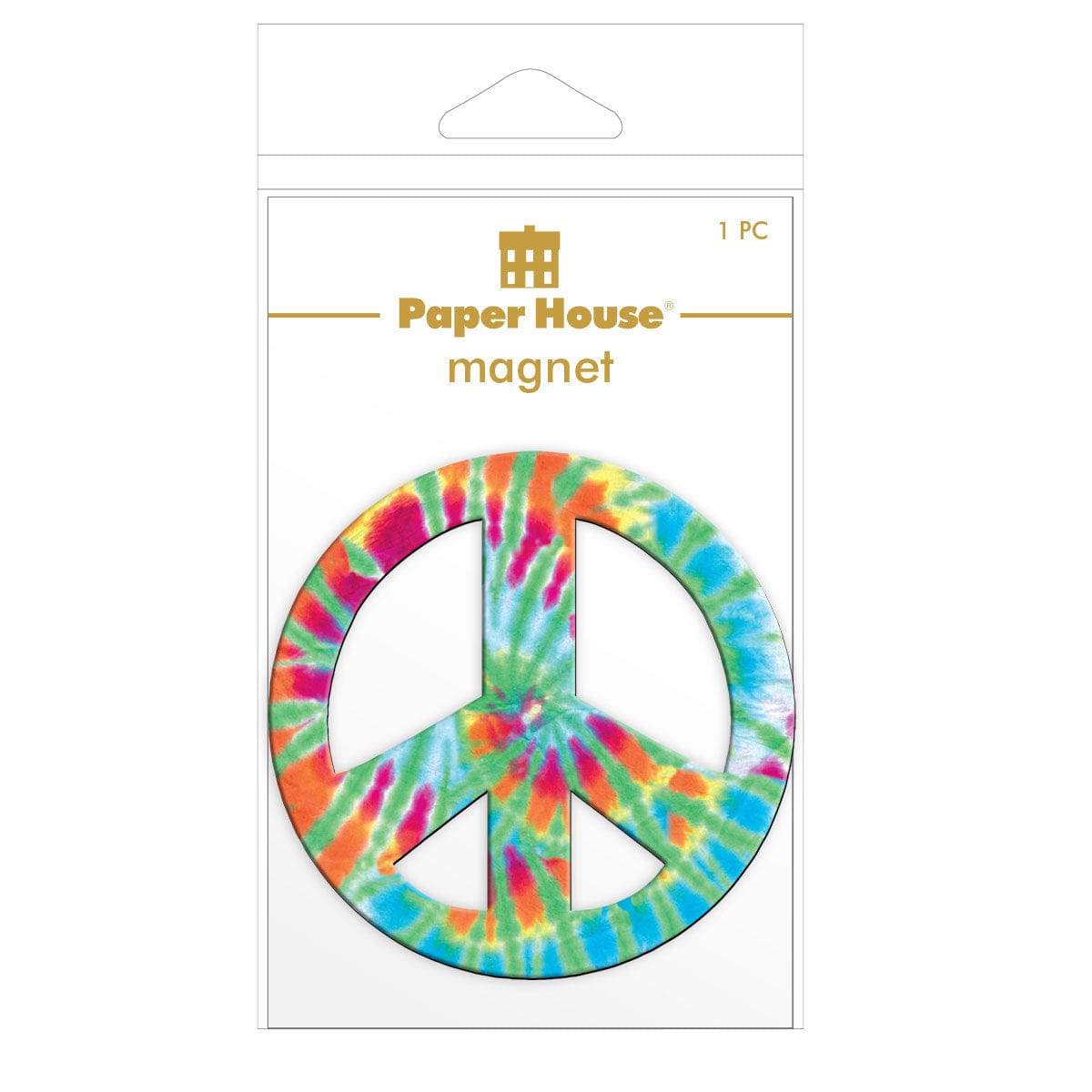  Fridge Magnet - Tie Dye Peace Sign、mySite、ghnorth