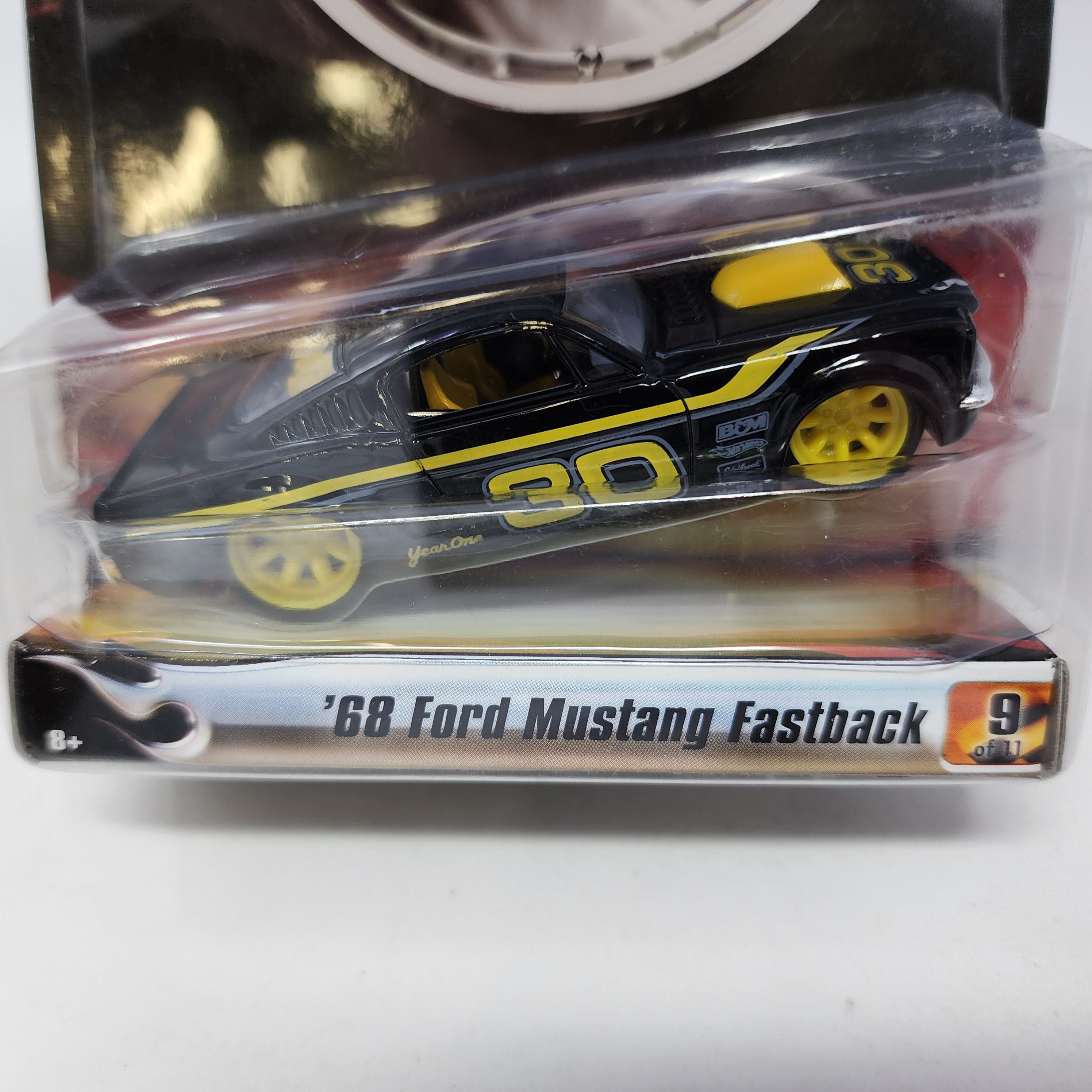 '68 Ford Mustang Fastback * BLACK * Hot Wheels G Machines * 1:50 Scale、mySite、hgirdovlk
