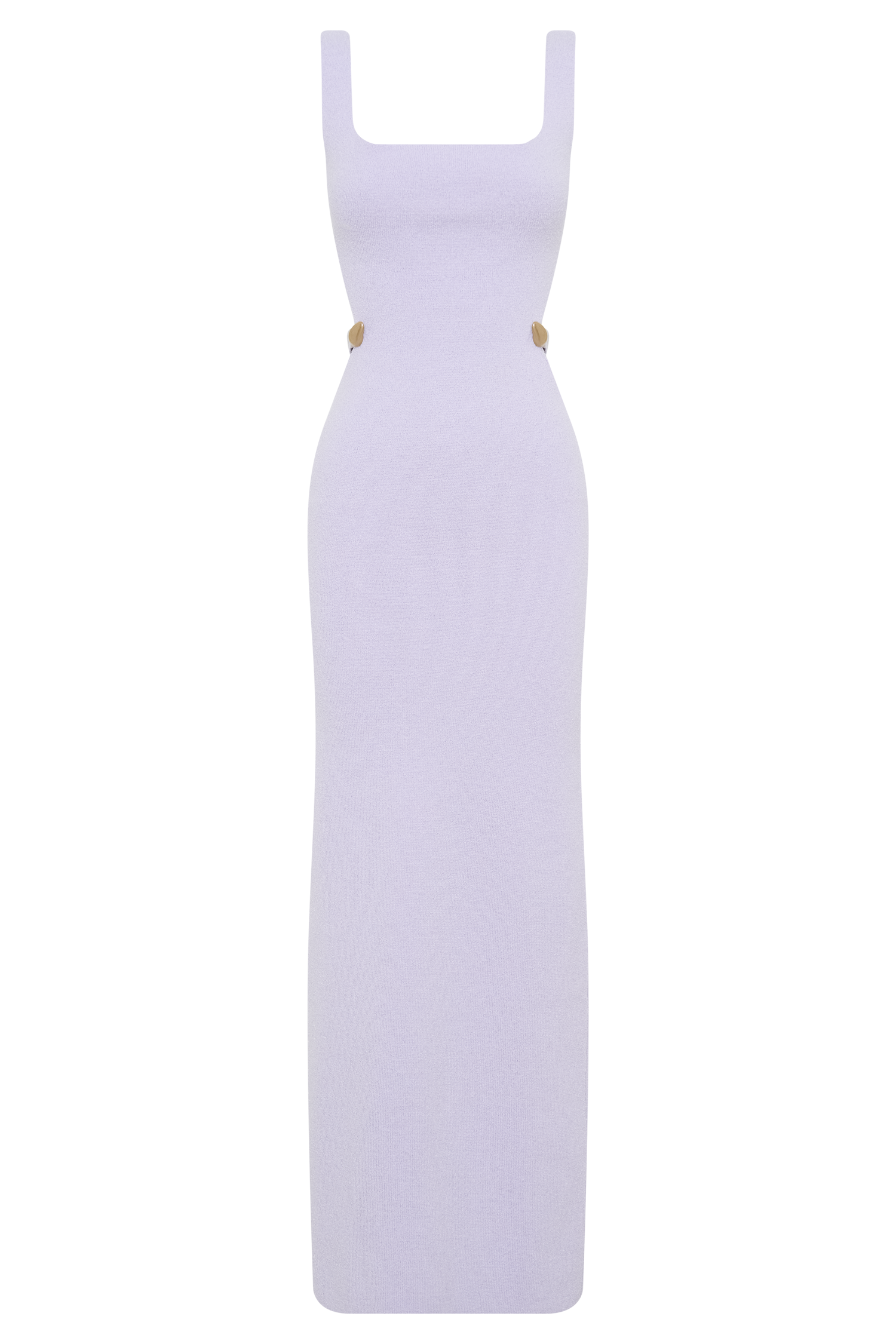 Alysanne Cut Out Knit Maxi Dress - Lilac、mySite、solidvoid