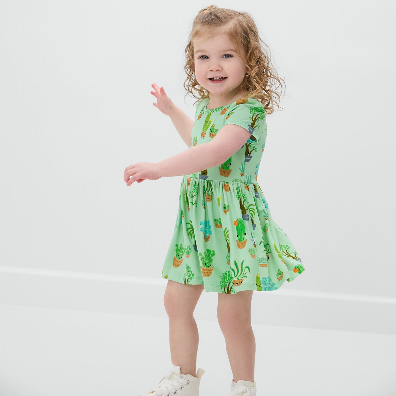 Succulent Love Skater Dress with Bodysuit、mySite、g9winljtr