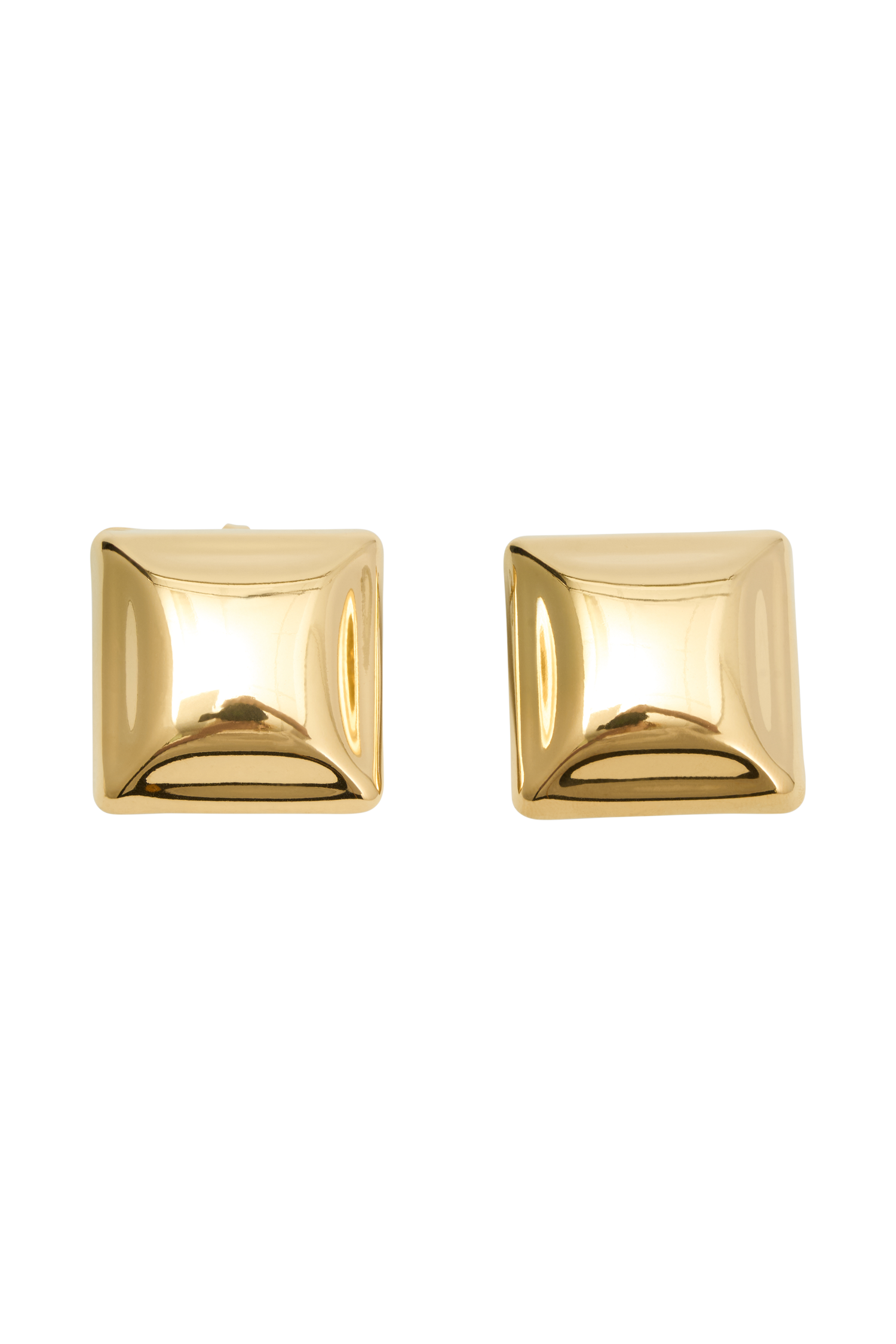 Wilma Square Earrings - Gold、mySite、solidvoid