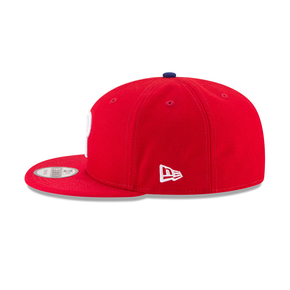 Philadelphia Phillies New Era Red 9FIFTY Snapback Hat、mySite、vikingsvslions