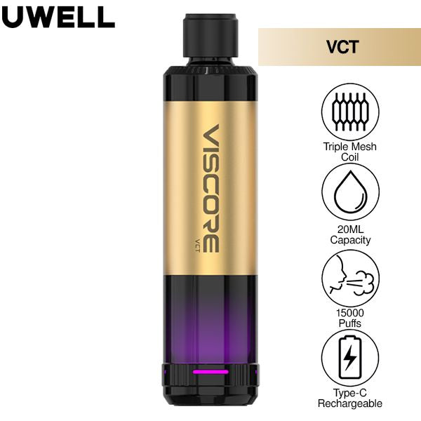 Uwell Viscore Tri15000 Disposable Vape 5-Pack、mySite、zt4zffjzw