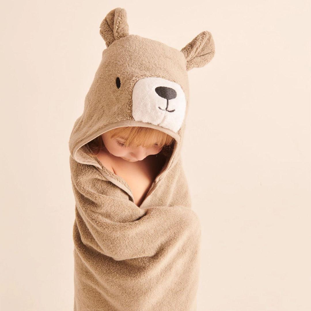  MORI Animal Hooded Toddler Towel - Bear、mySite、merchandisen