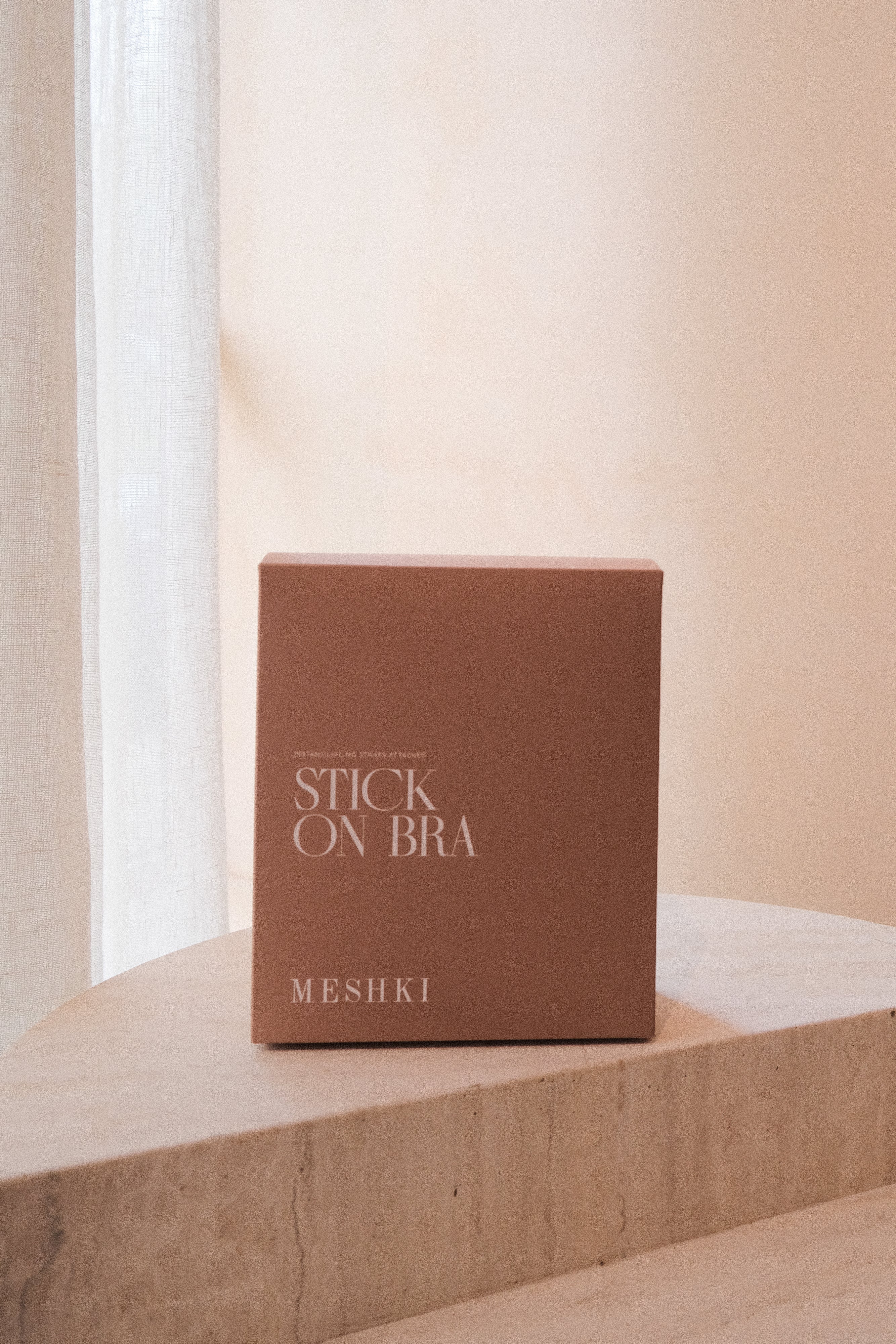 Stick It! Strapless Stick On Bra - Brown、mySite、solidvoid