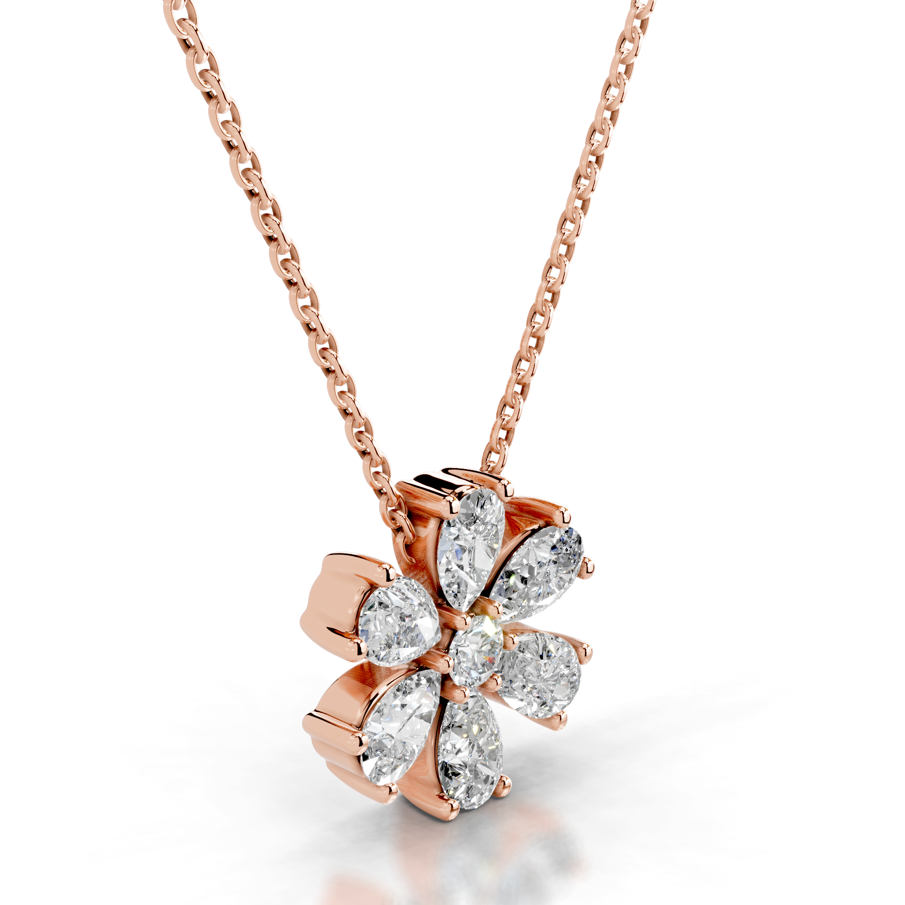 Nova Diamond Pendant (1.70 Carat) -14K Rose Gold、mySite、hinf8tx79