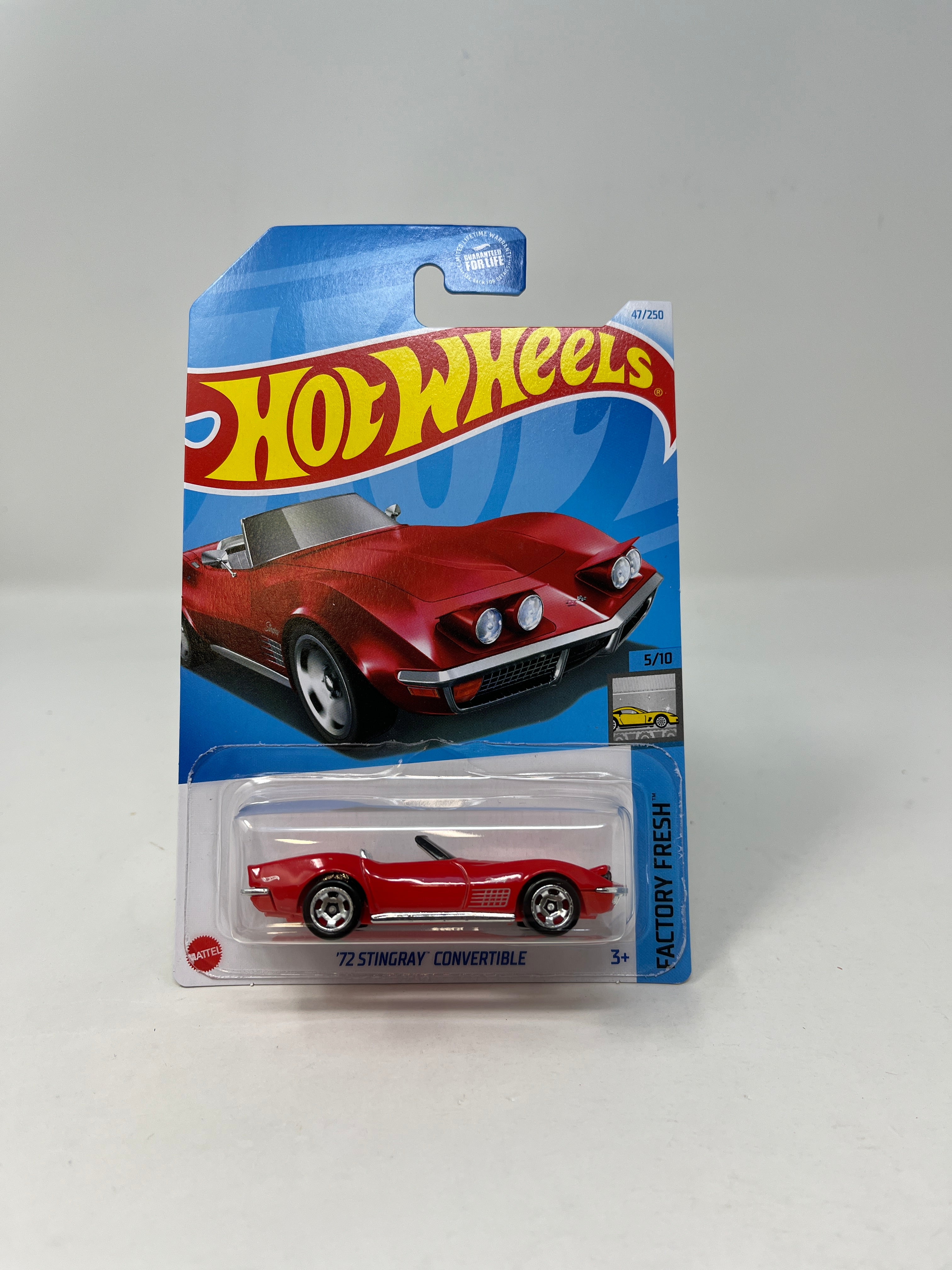 '72 Stingray Convertible #47 * RED * 2024 Hot Wheels、mySite、hgirdovlk