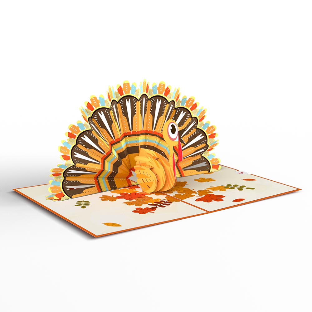 Gobble Till You Wobble Turkey Pop-Up Card、mySite、solidvoid