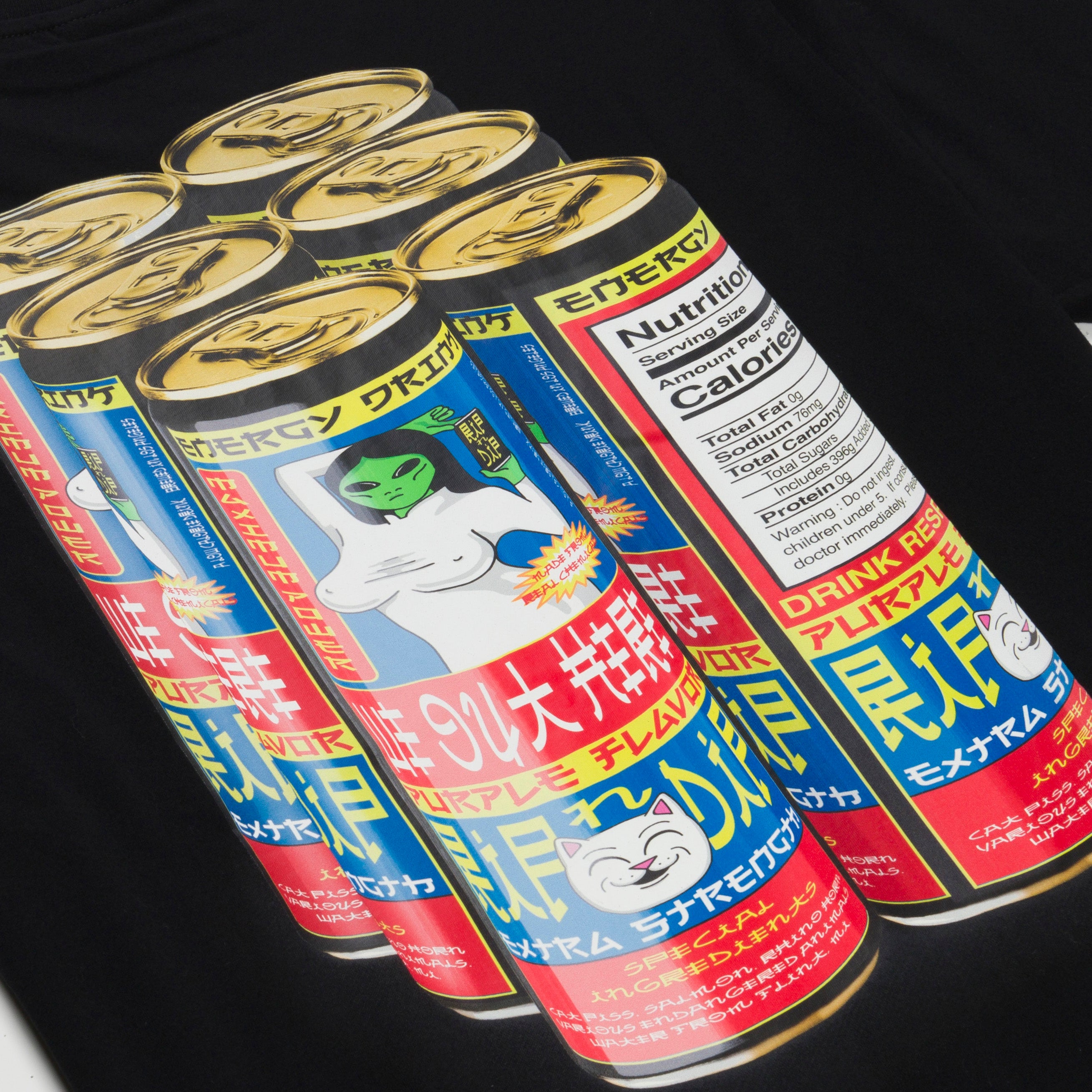  Nerms Cans Tee (Black)、mySite、merchandisen