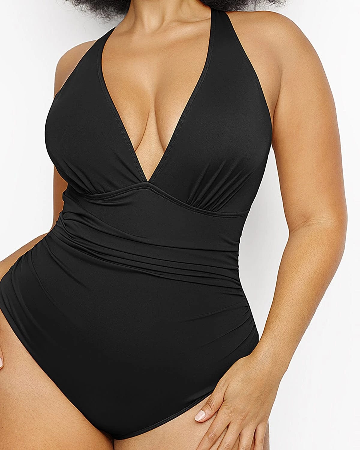 Smart Sculpt Plunge Cutout Swimsuit、mySite、bengalsvssteelers
