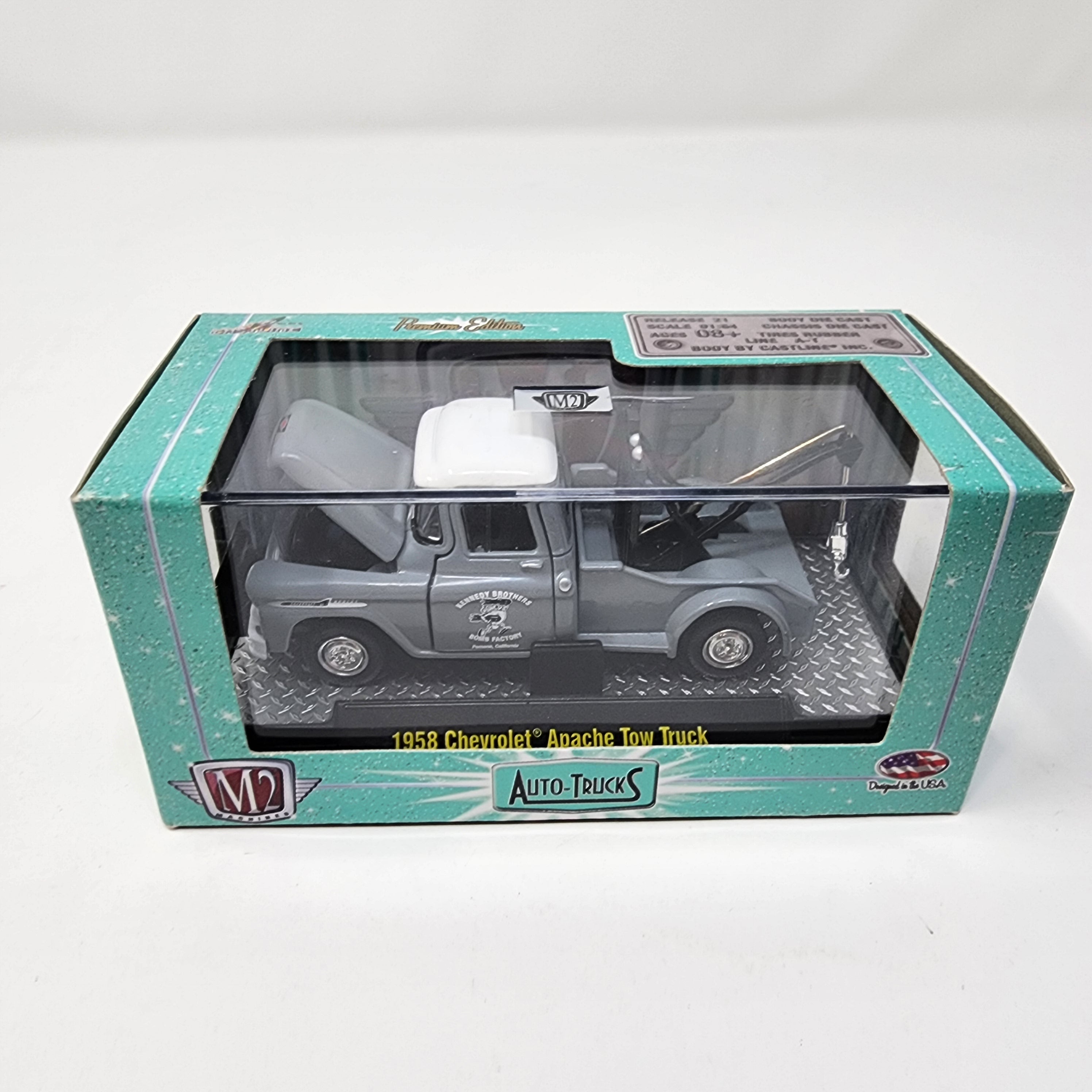 1958 Chevrolet Apache Tow Truck * Grey * M2 Machines Auto-Trucks、mySite、hgirdovlk