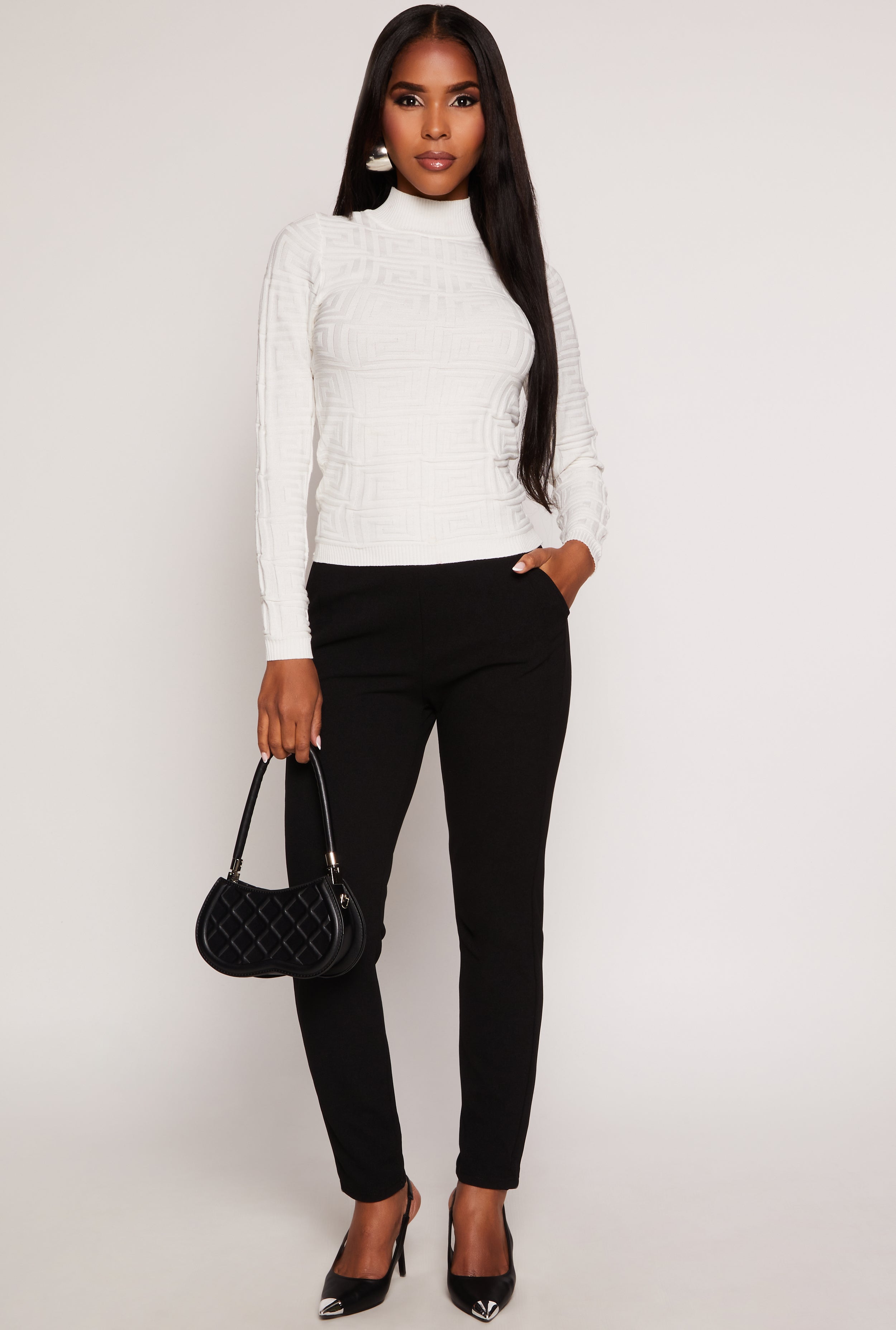 High Waisted Skinny Leg Dress Pants、mySite、camillekostekn