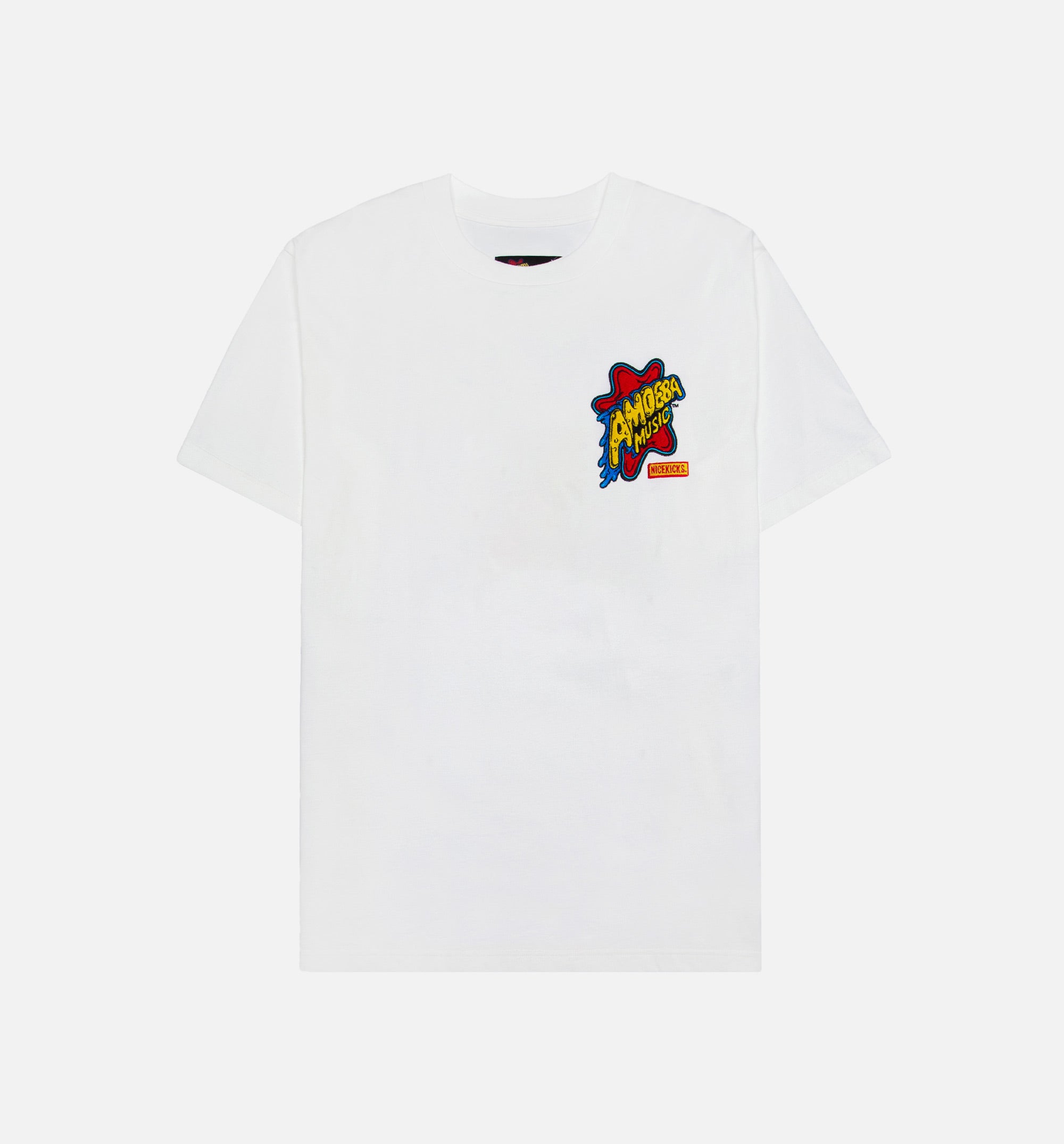 Nice Kicks X Amoeba Logo Mens T-Shirt - White、mySite、dreamappss