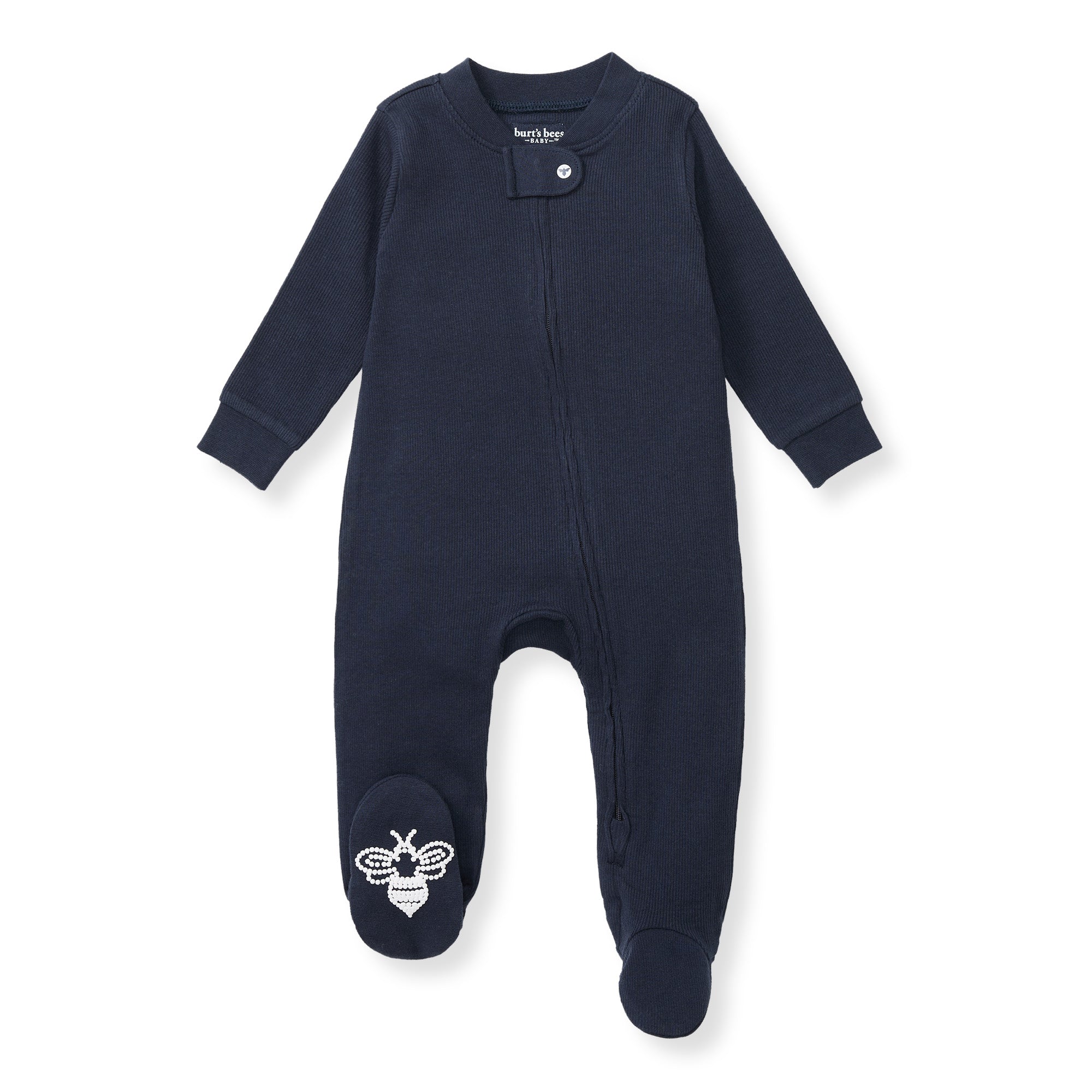  Solid Rib Organic Cotton Sleep & Play - Midnight、mySite、layawaytickets