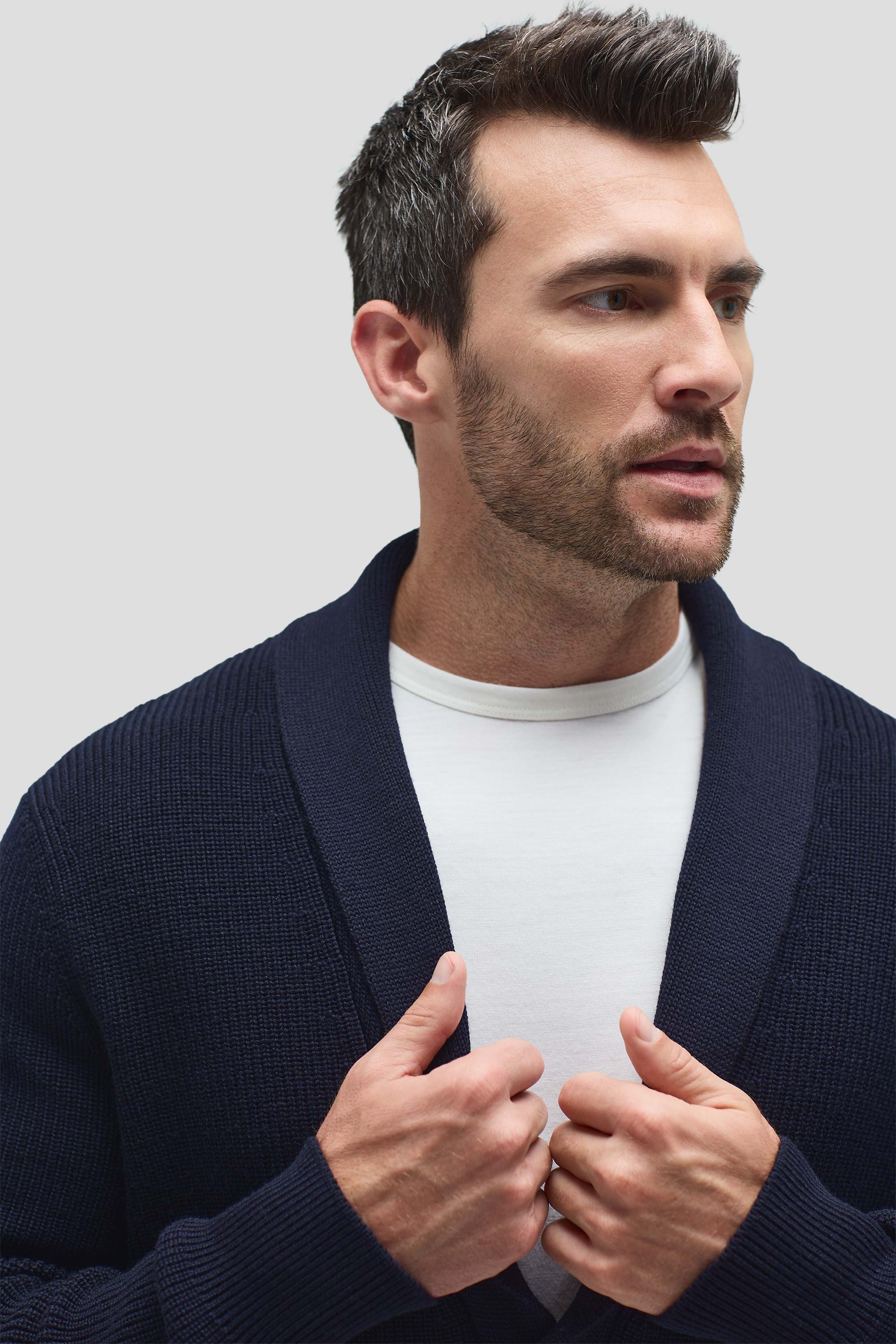 Men's Merino Cardigan、mySite、noshort