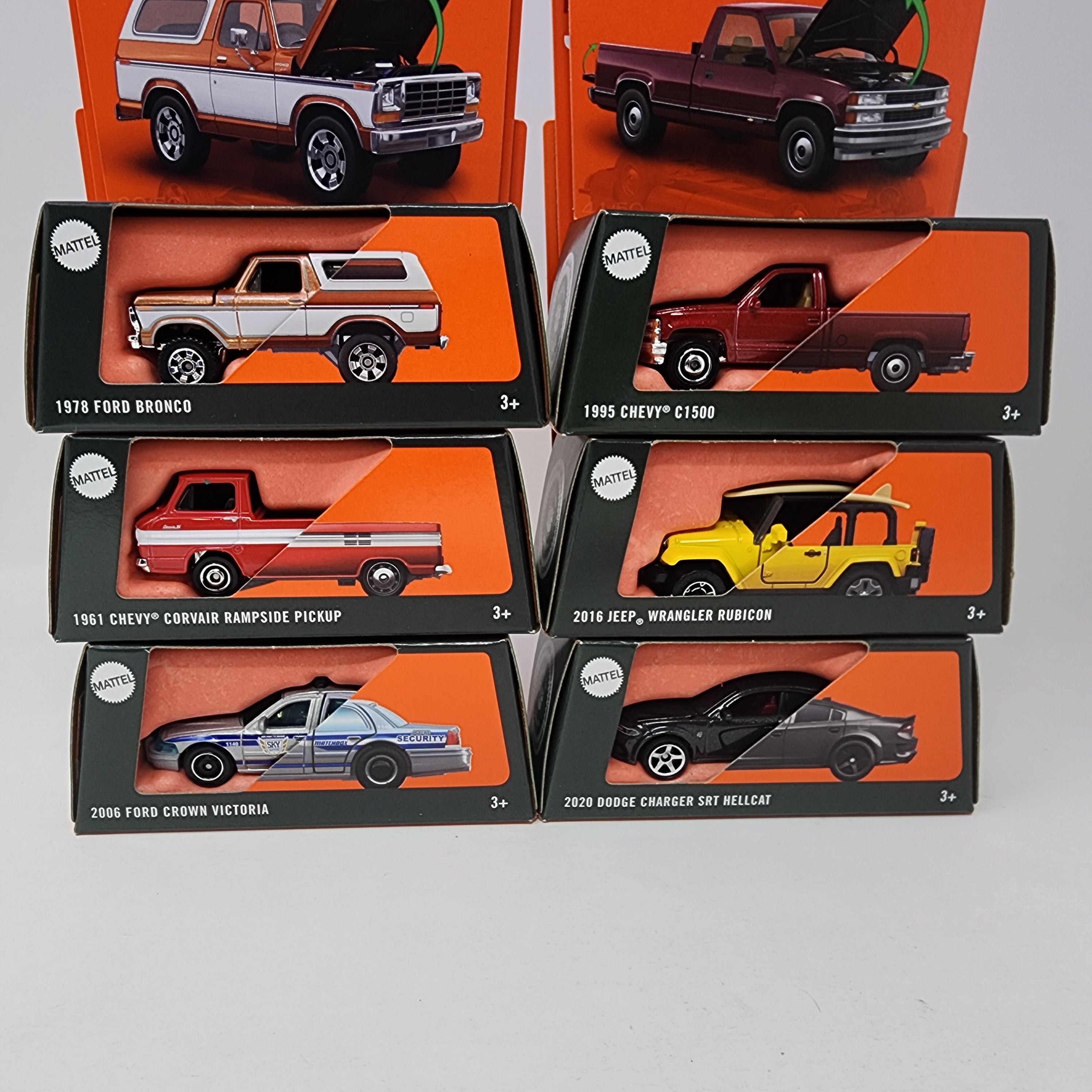 Moving Parts * Complete 6 Car Set Case C * 2025 Matchbox Moving Parts Case C、mySite、hgirdovlk