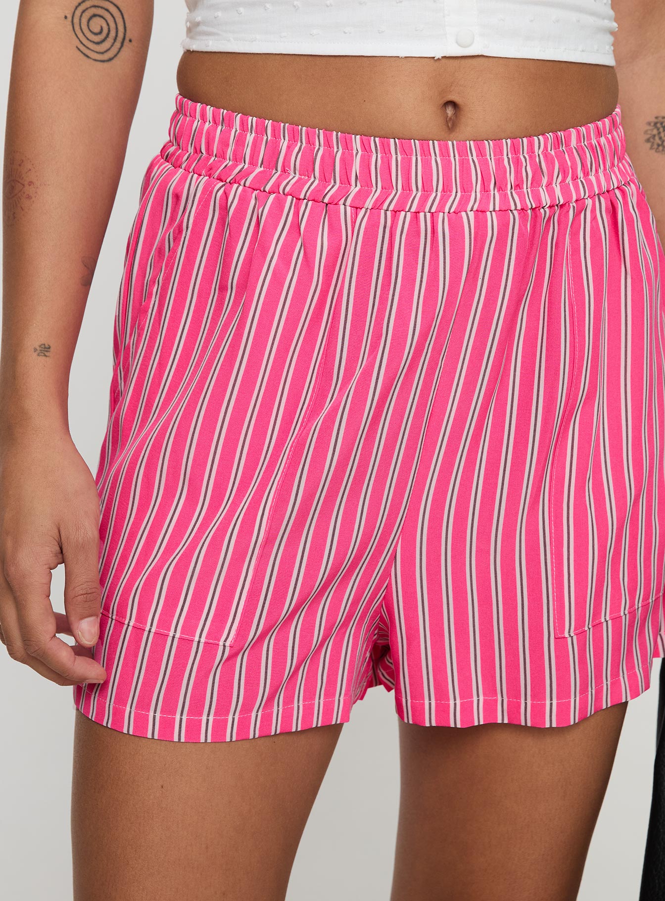 Miragea Shorts Hot Pink Stripe、mySite、solidvoid