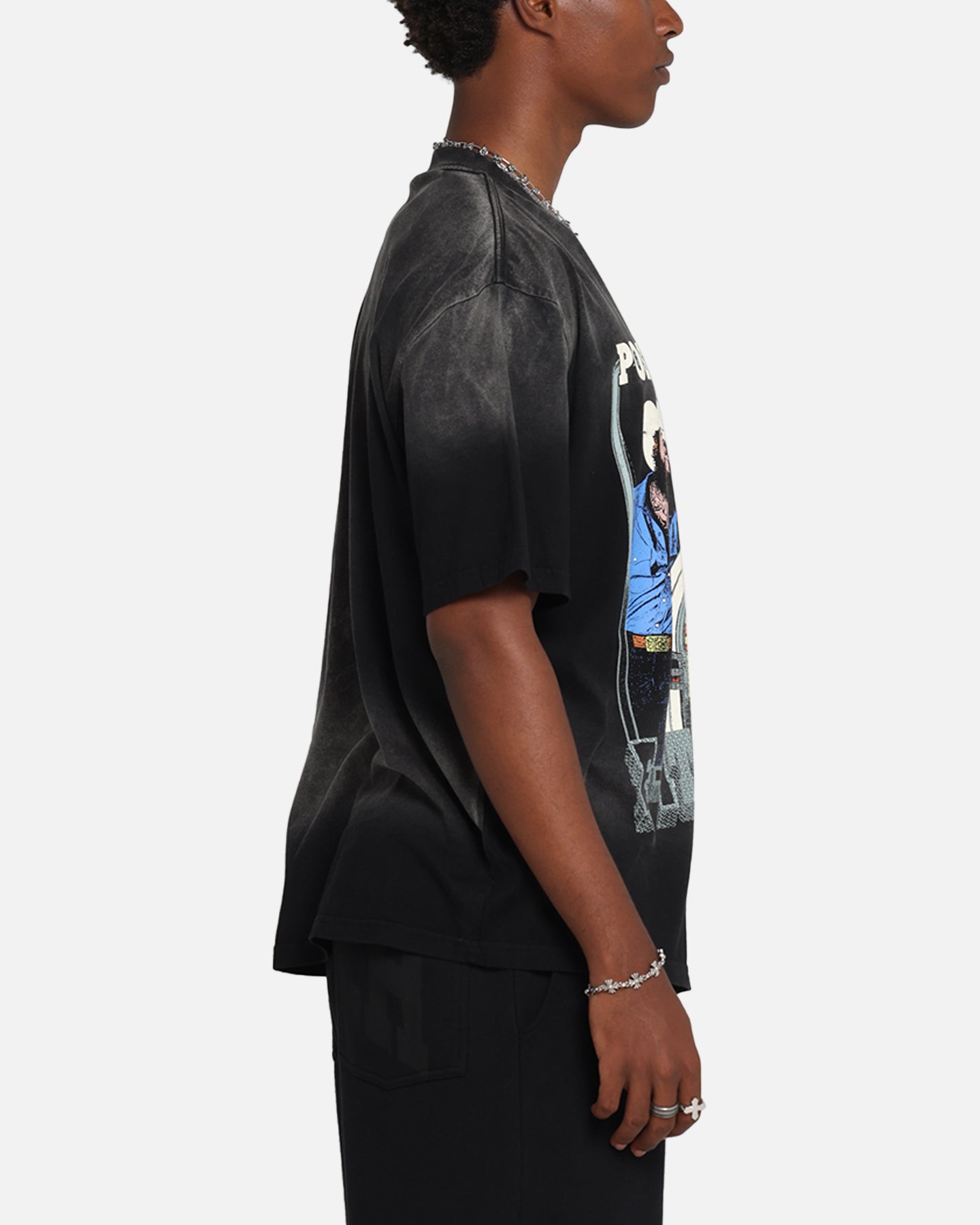 Post Malone F-1 Trillion Horse T-Shirt Black Wash、mySite、zt4zffjzw