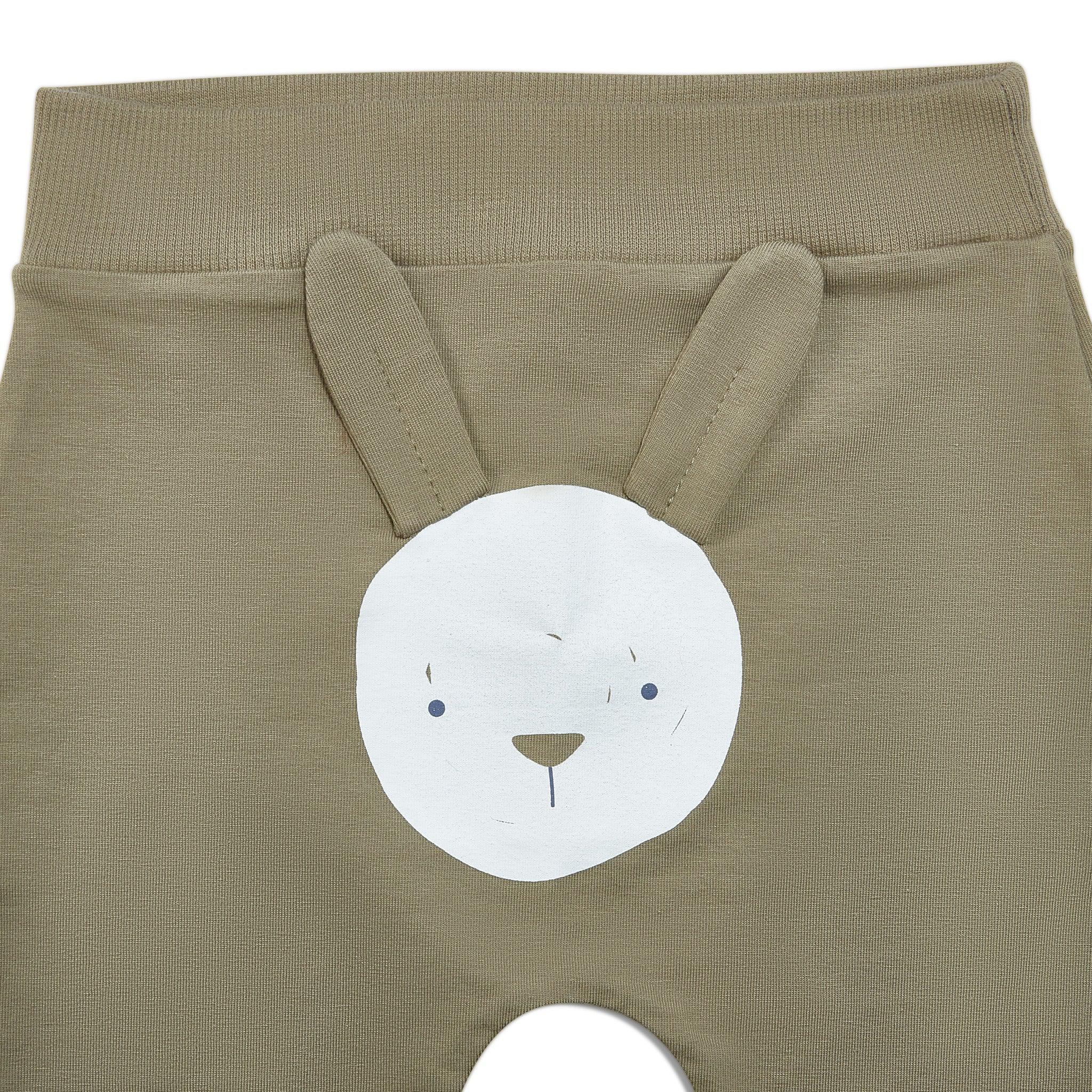 RETIRED - Organic Long Sleeve Bunny Pant Set - Bayleaf、mySite、g9winljtr